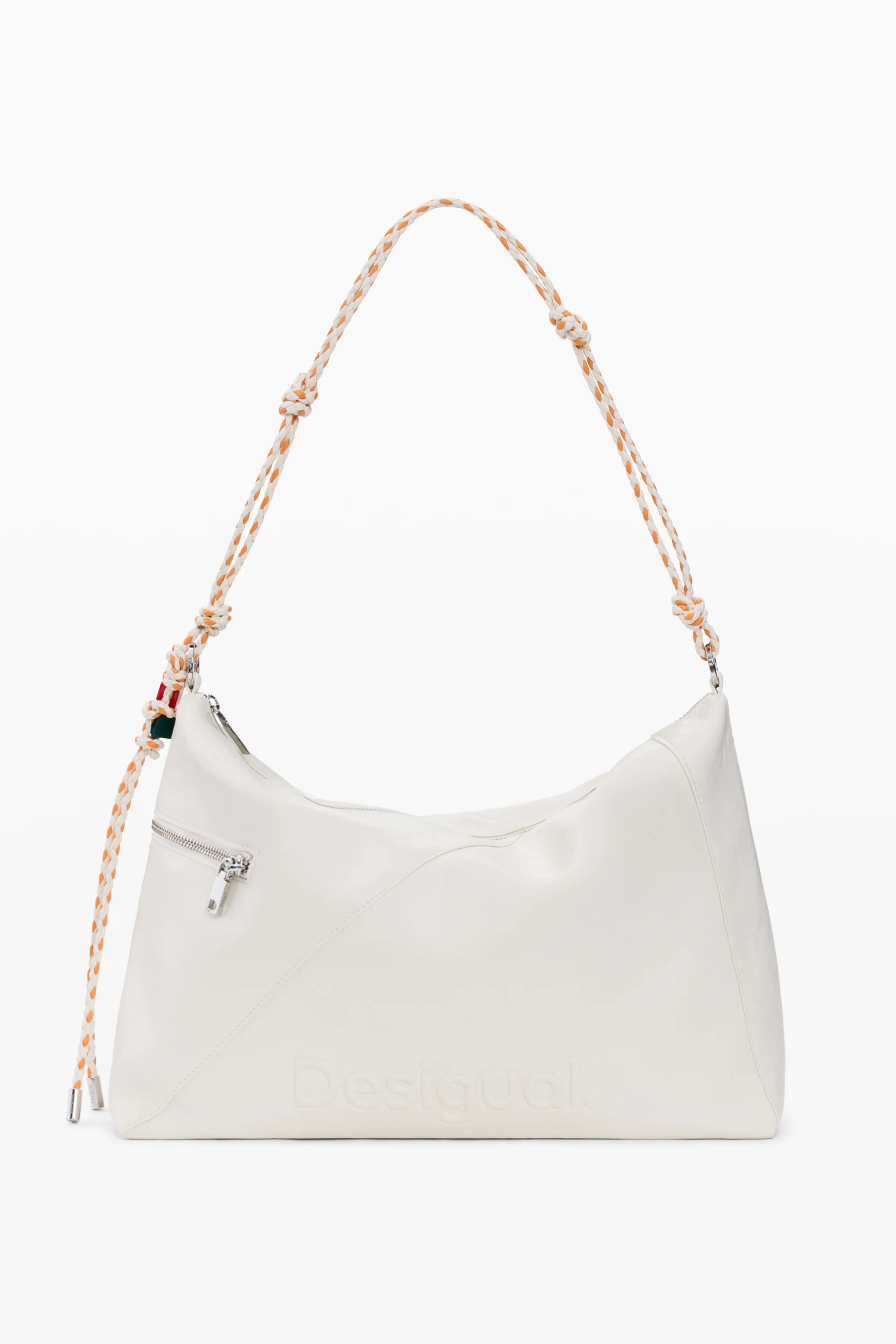 Desigual - HALF LOGO LEIRIA 2.0 ECRU - Női oldaltáska