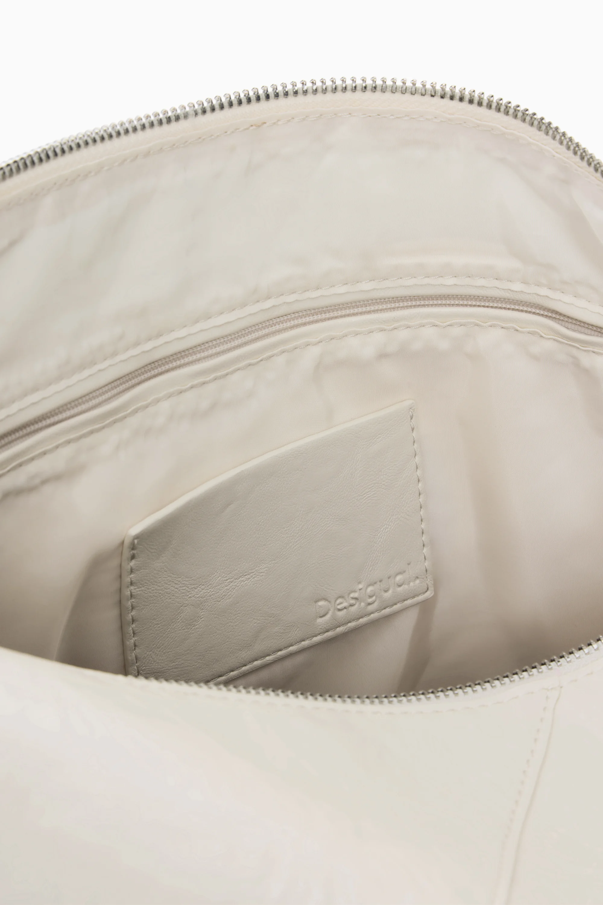 Desigual - HALF LOGO LEIRIA 2.0 ECRU - Női oldaltáska