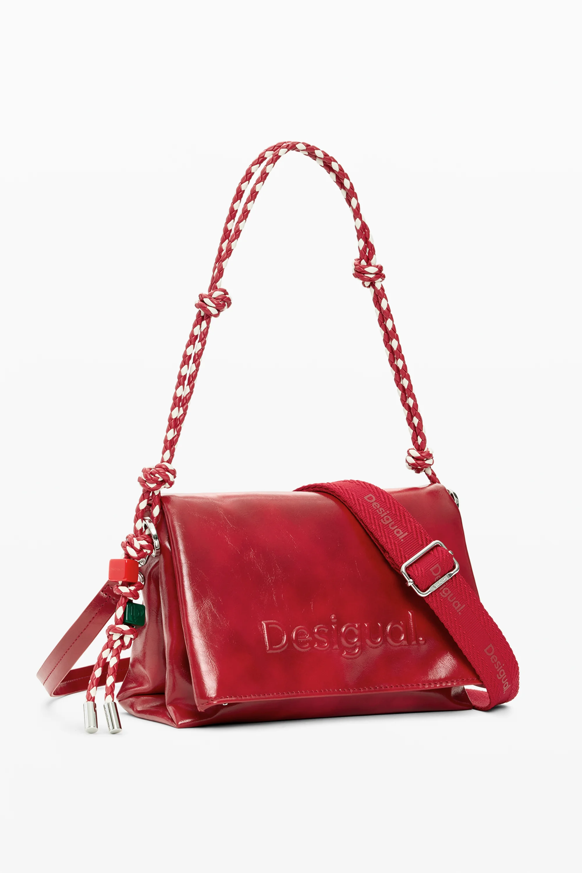 Desigual - HALF LOGO VENECIA 4.0 RED - Női oldaltáska
