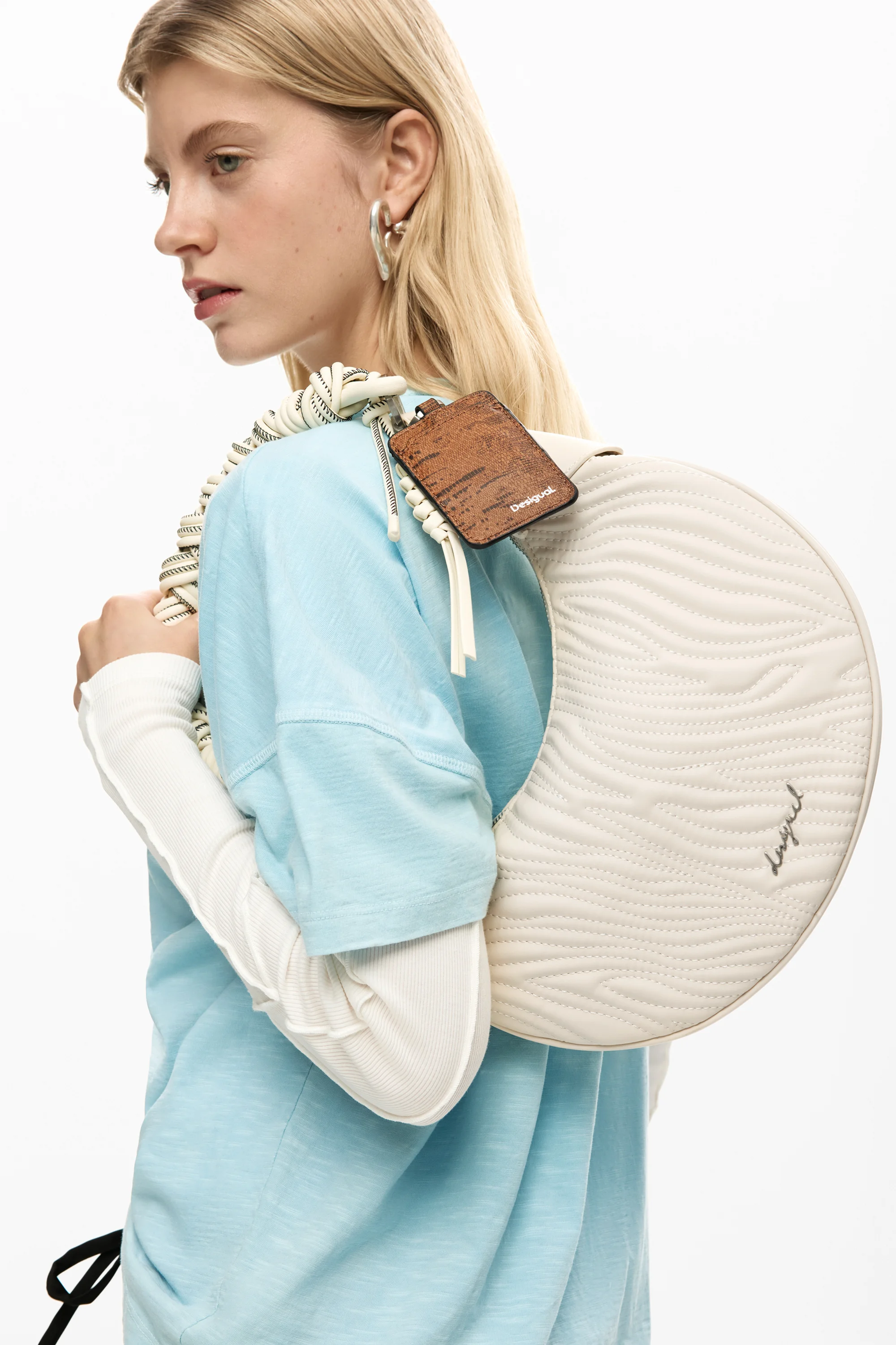 Desigual - HELIUM CALGARY ECRU - Női oldaltáska