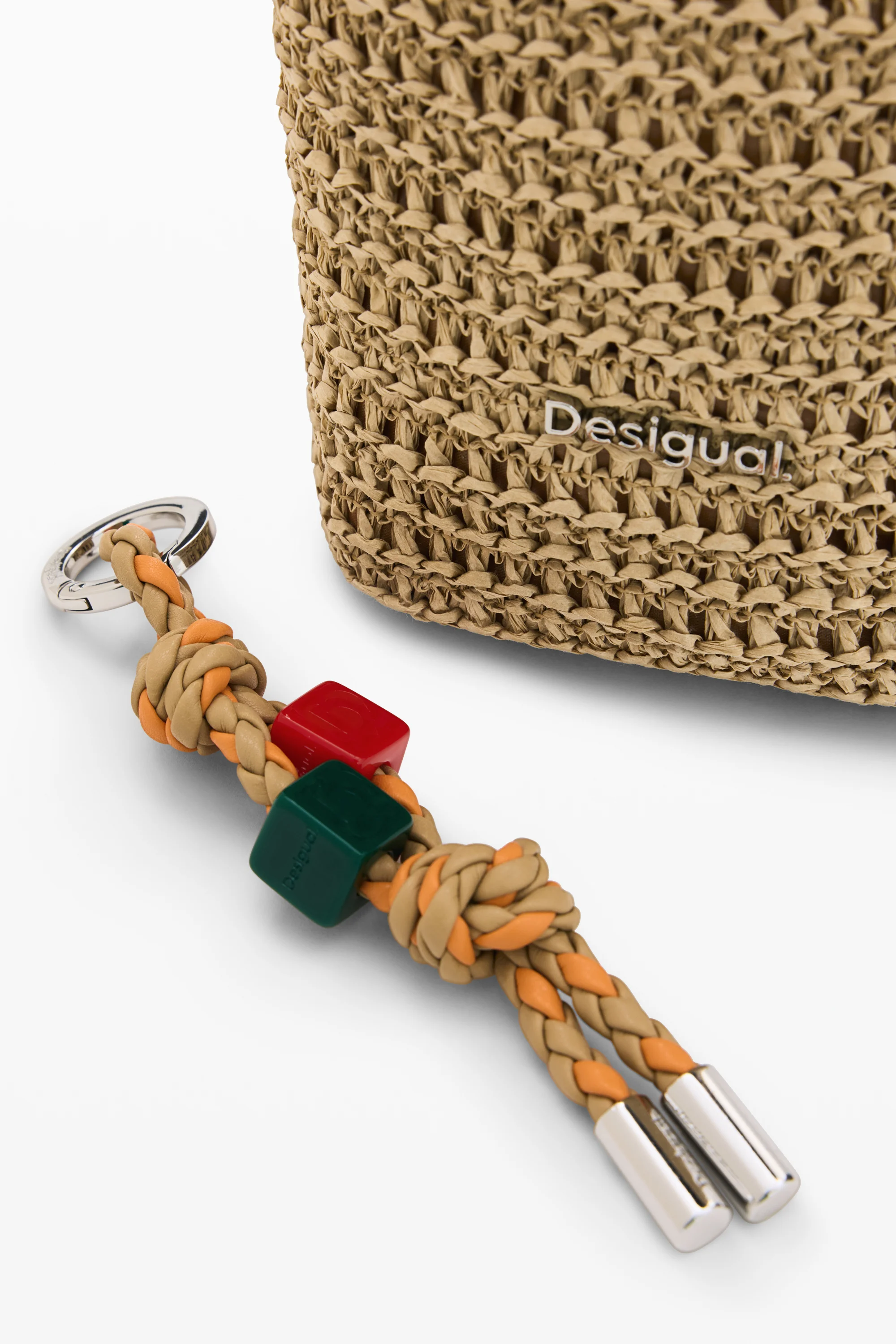 Desigual - HALF LOGO RAFFIA HELENE - Női oldaltáska