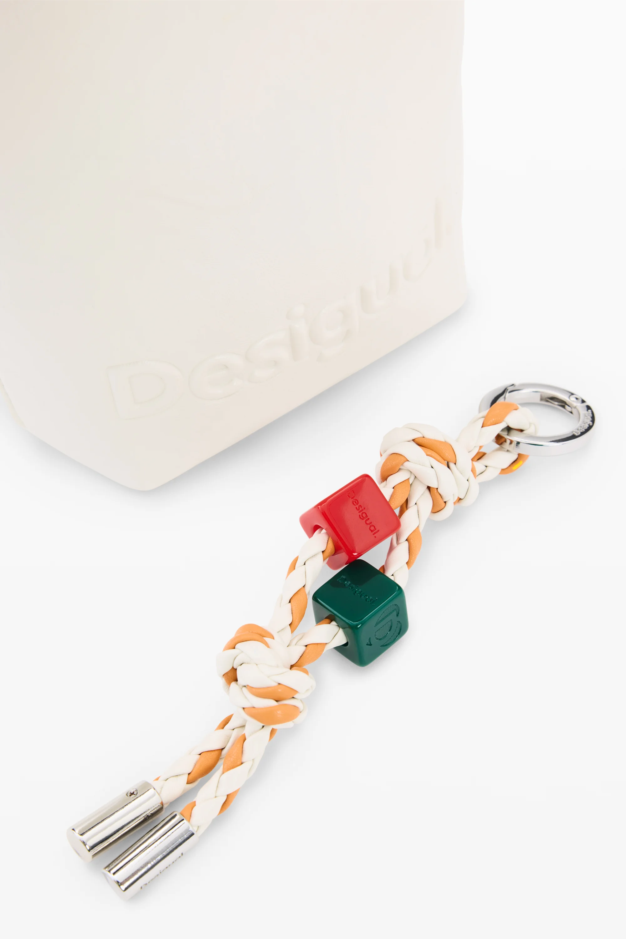 Desigual - HALF LOGO HELENE ECRU - Női oldaltáska