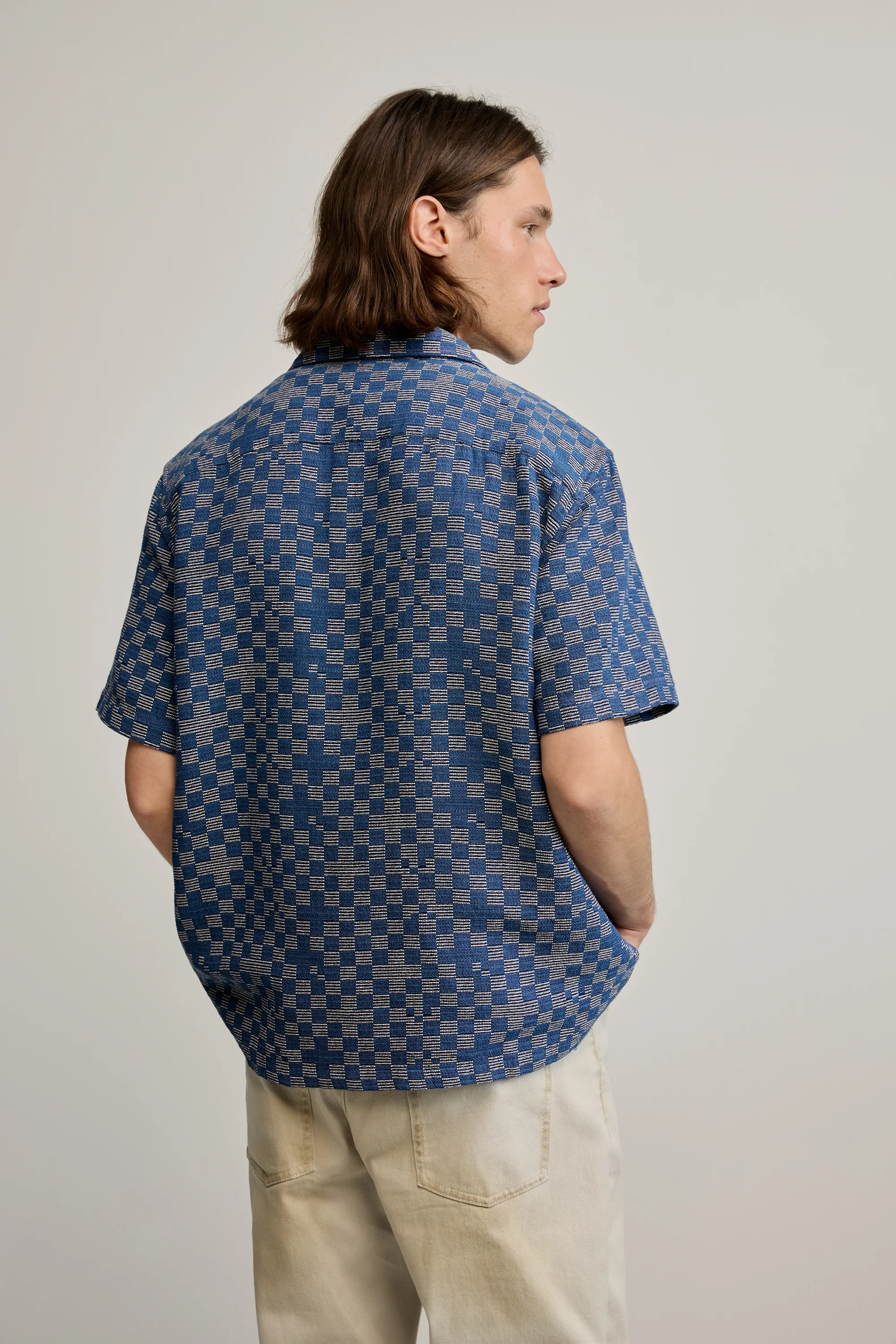 Desigual - BLUE JAQUARD - Férfi ing