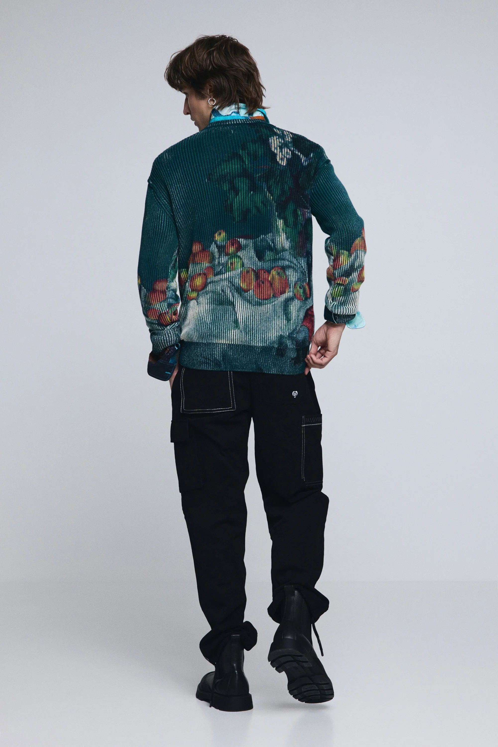 Desigual -  PRINTED MASTERPIECE - Elegáns Férfi pulóver