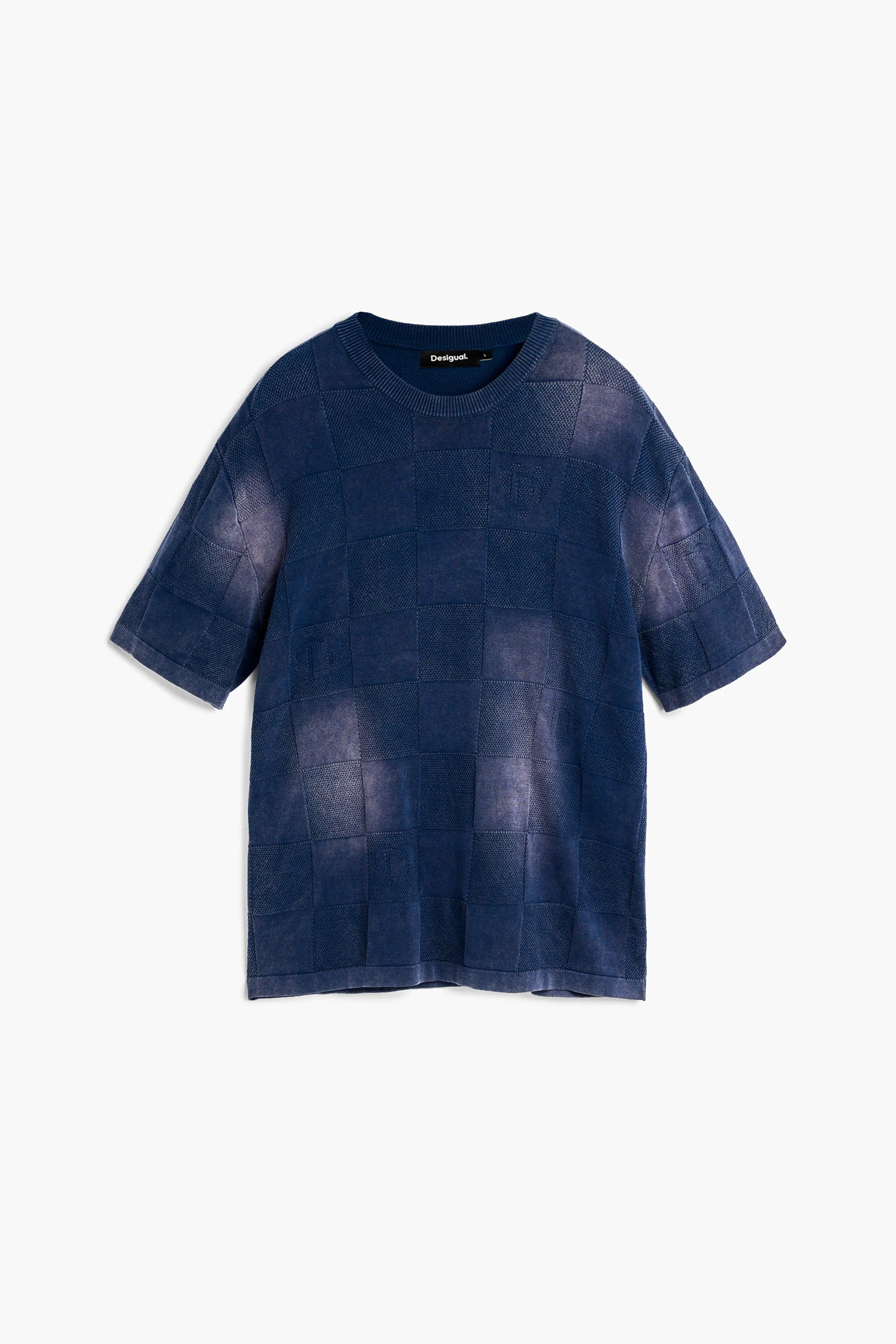 Desigual - INDIGO WASHED - Férfi póló