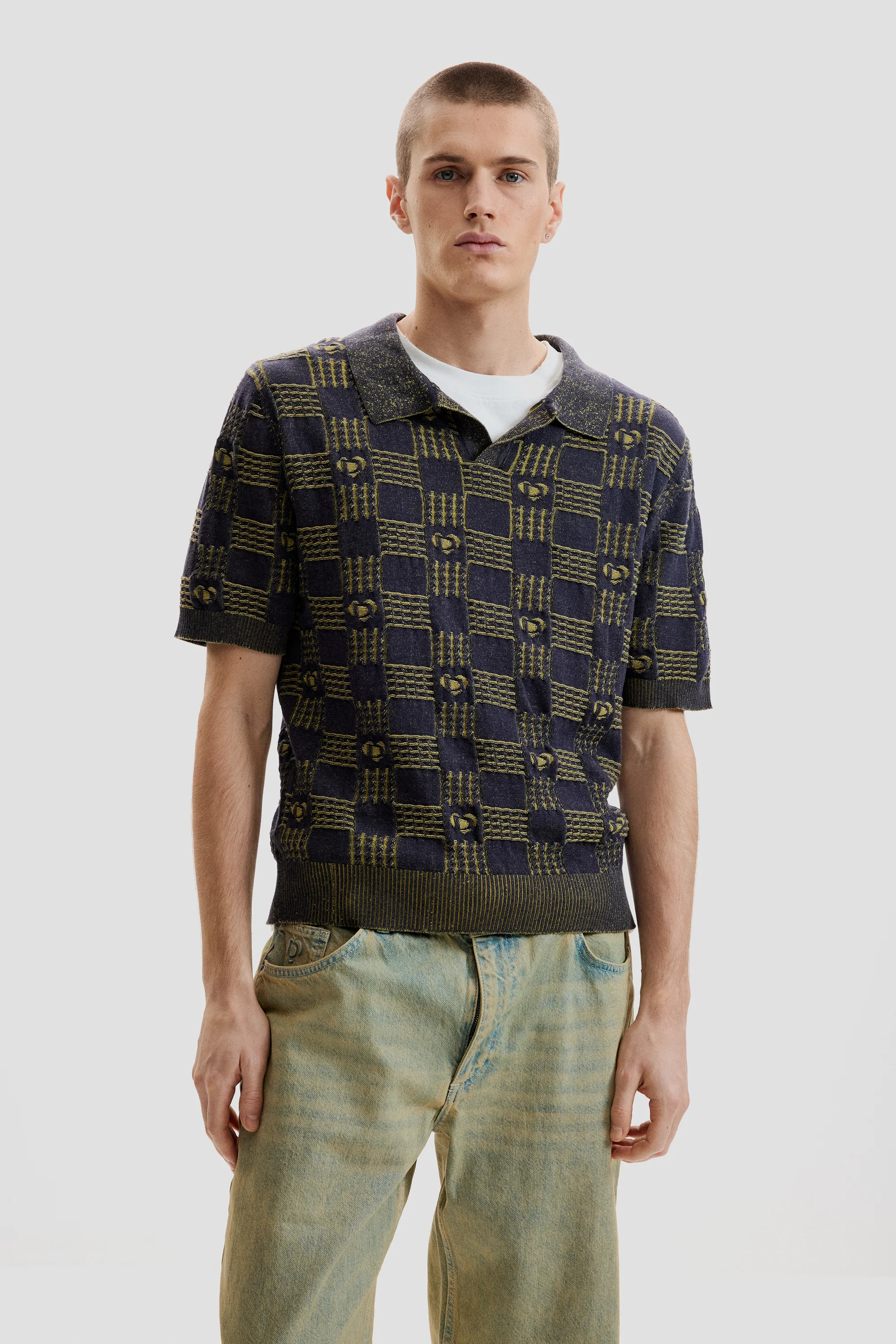 Desigual - POLO LOGO - Galléros Férfi póló