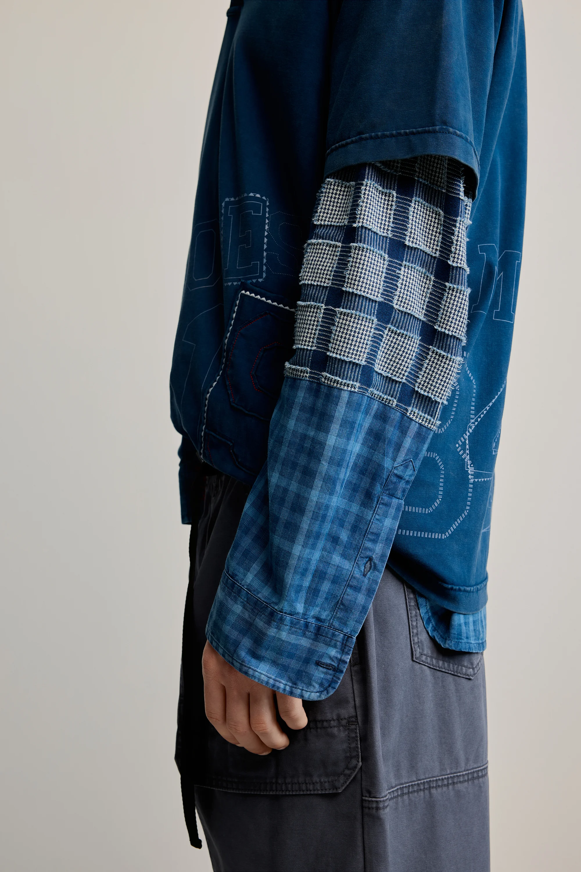 Desigual - POLO PATCH INDIGO - Galléros Férfi póló