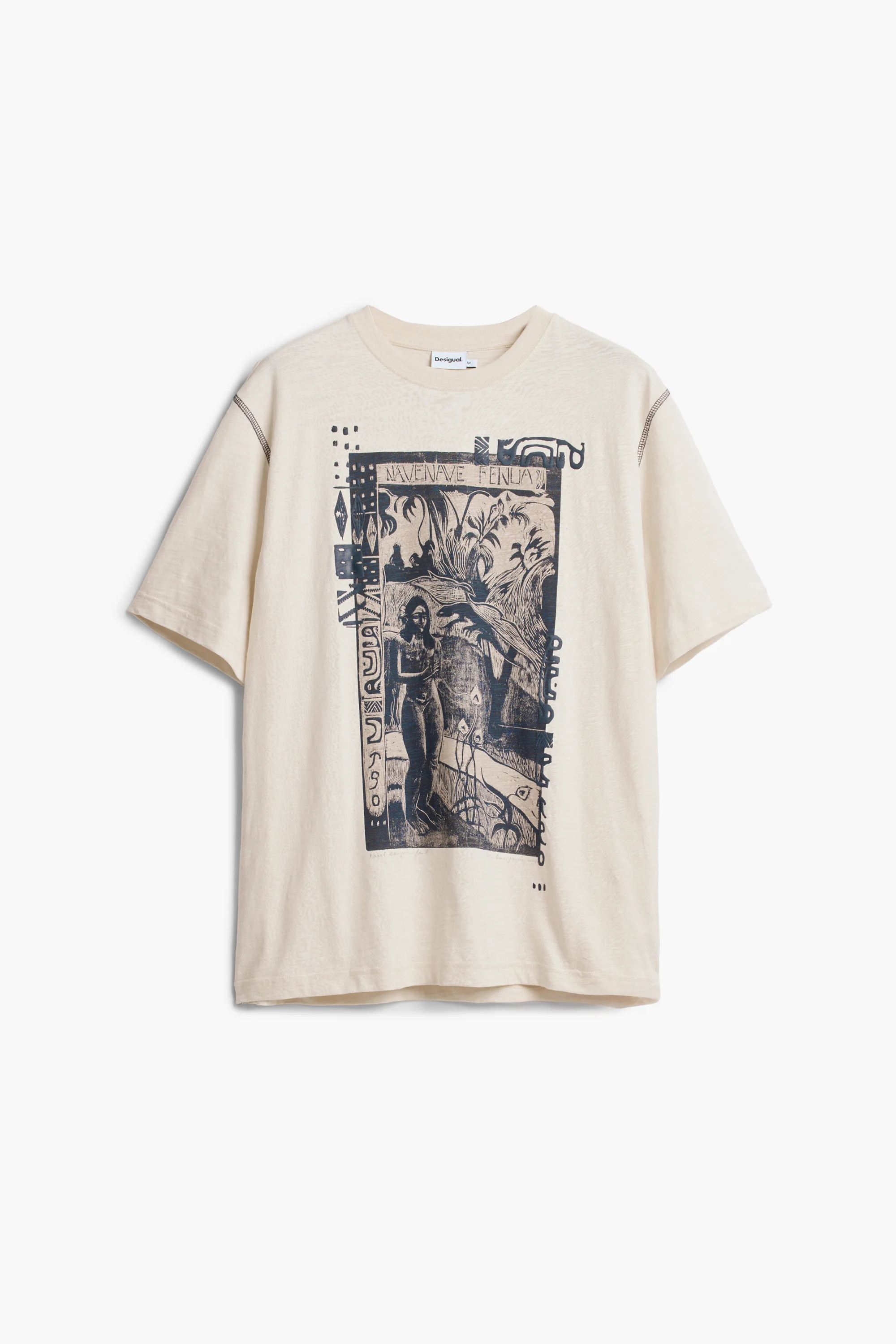 Desigual - PATCH GAU - Férfi póló