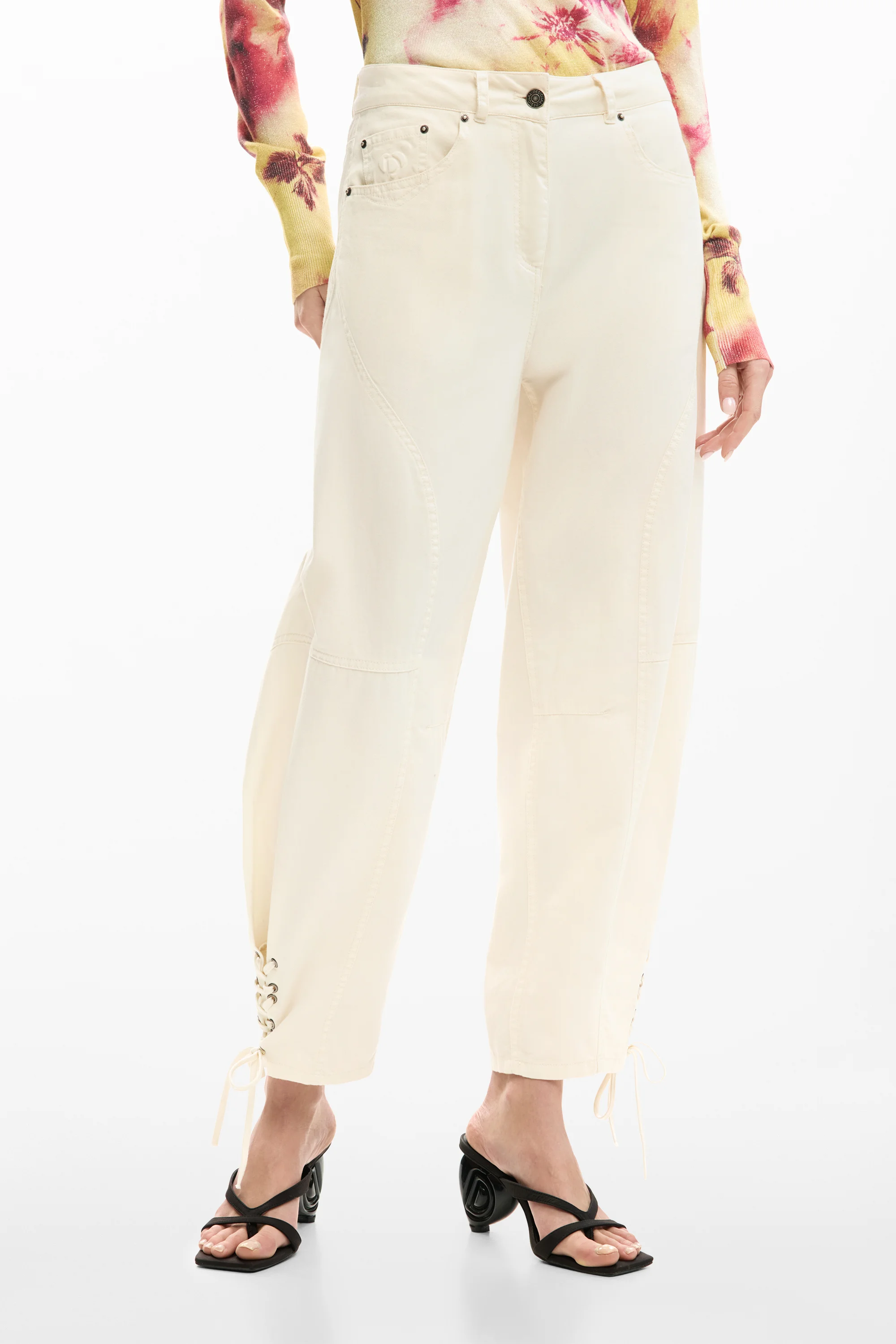 Desigual - TROY - Elegáns Női nadrág