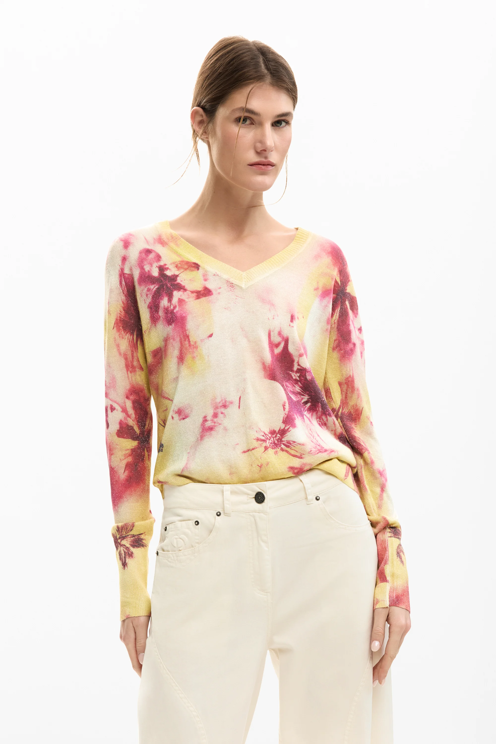 Desigual - TROY - Elegáns Női nadrág