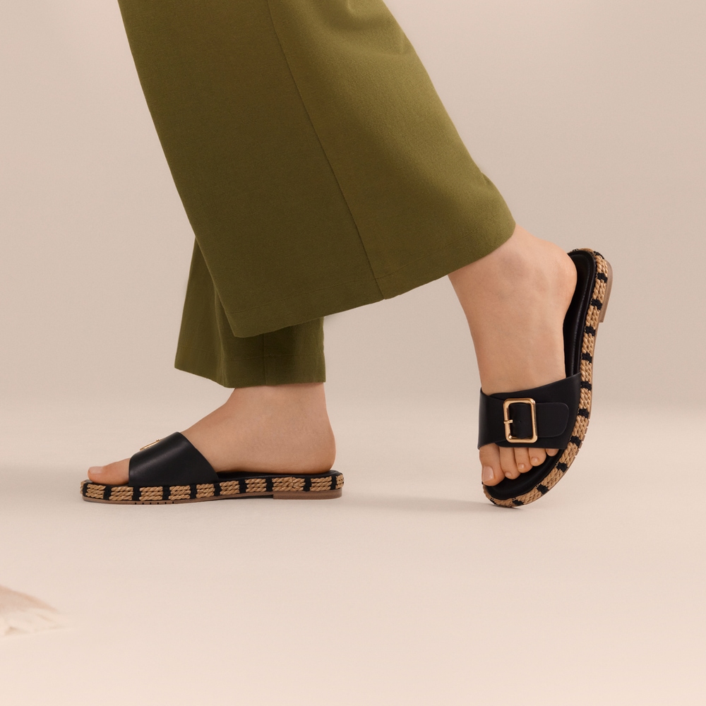 Tamaris - Bőr Női Papucs