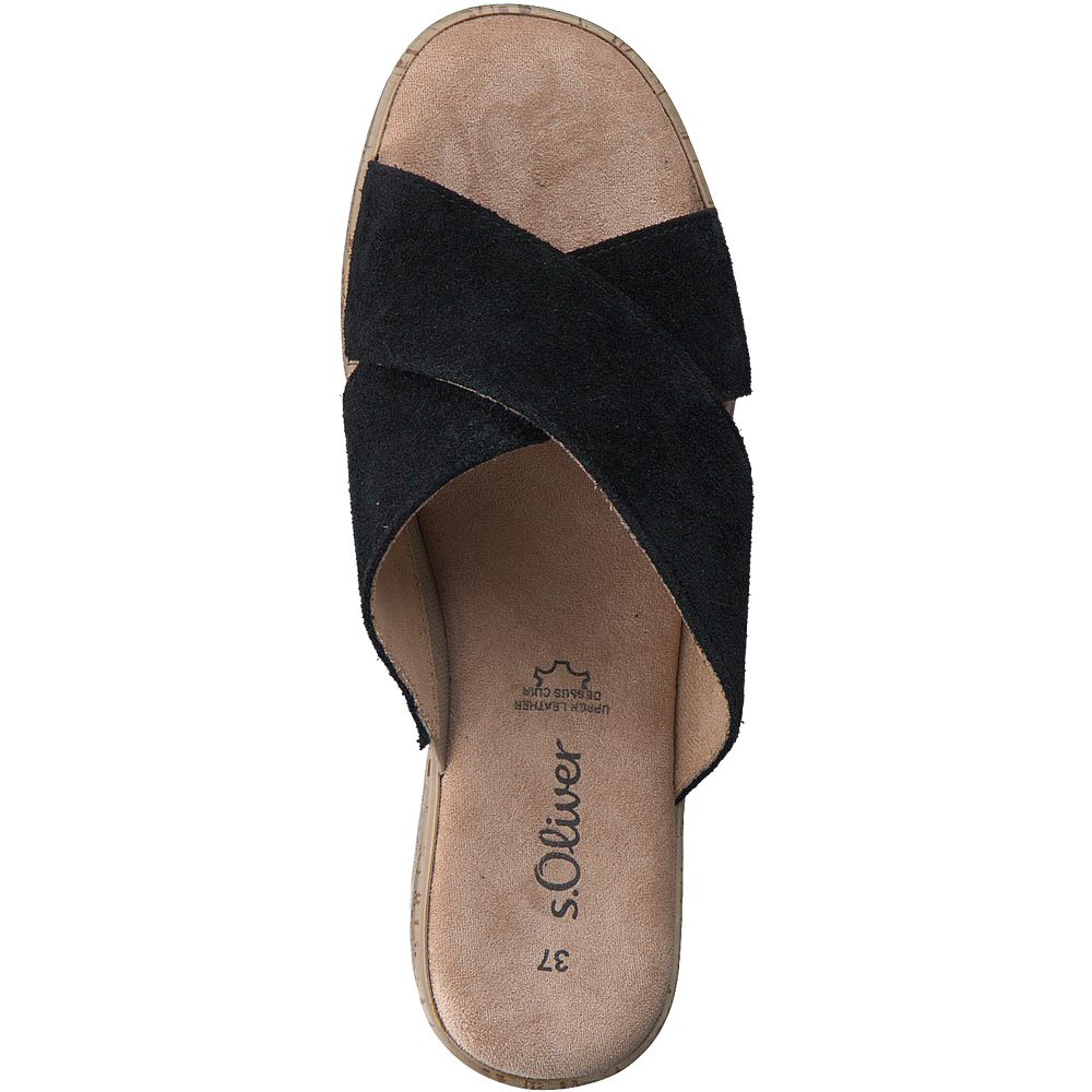 s.Oliver - Platformos Bőr Női Papucs