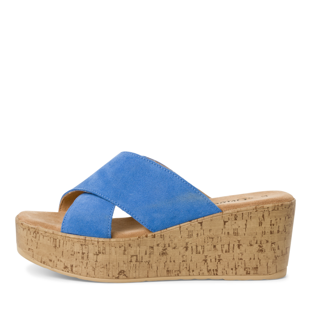 s.Oliver - Platformos Bőr Női Papucs