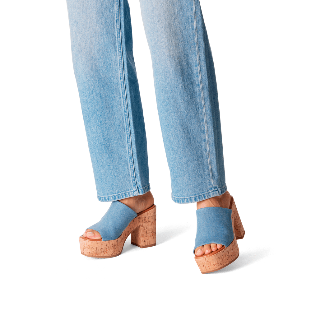 Tamaris - Magassarkú Platformos Női Papucs