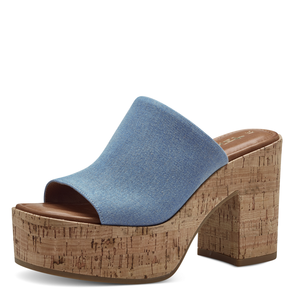 Tamaris - Magassarkú Platformos Női Papucs