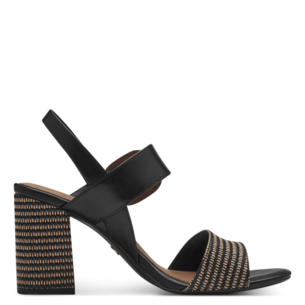 Tamaris - Magassarkú bőr Női Szandál