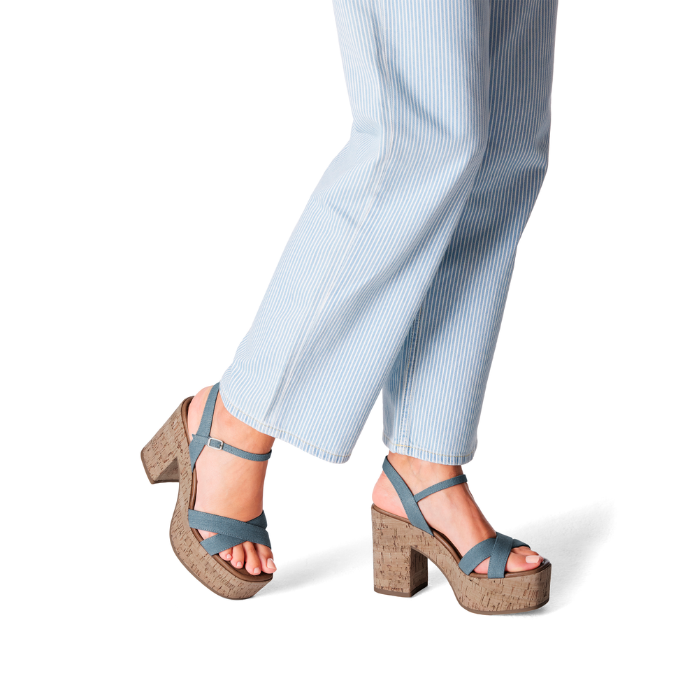 Tamaris - Magassarkú Platformos Női szandál