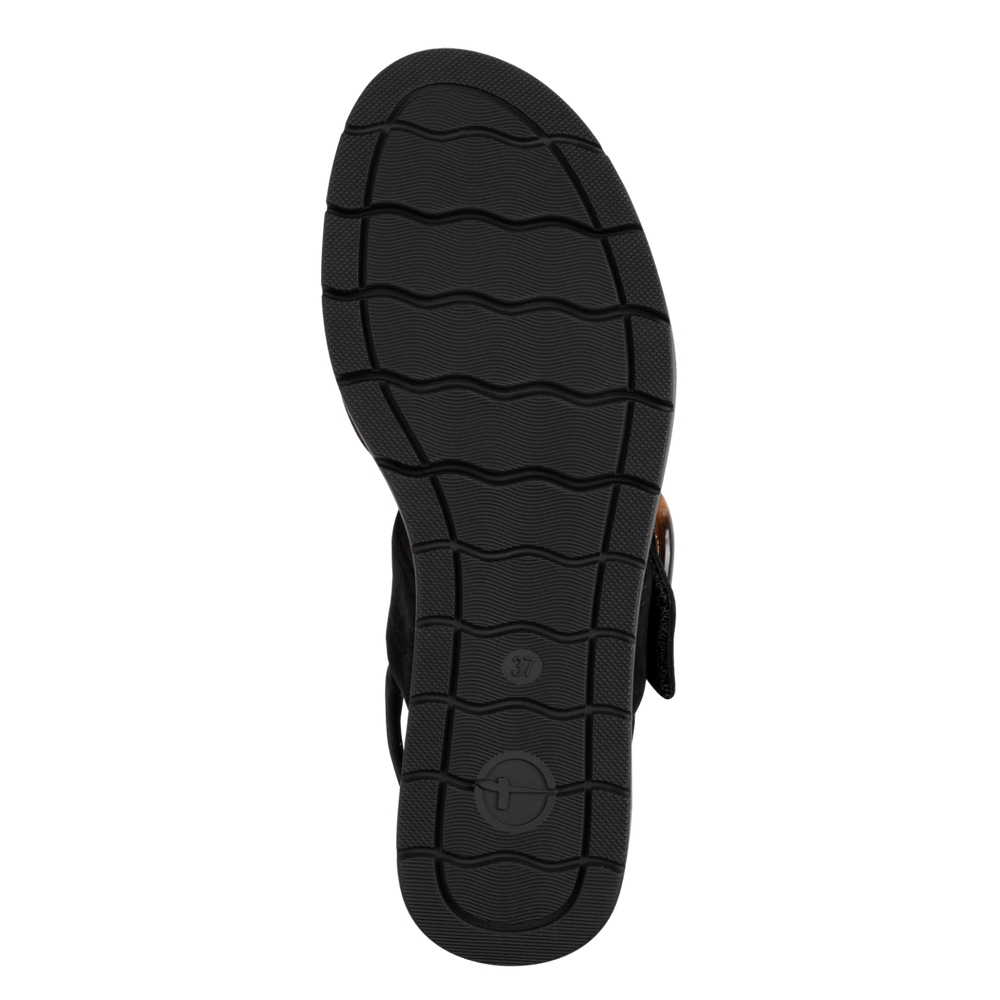 Tamaris - Magassarkú Bőr Női Szandál