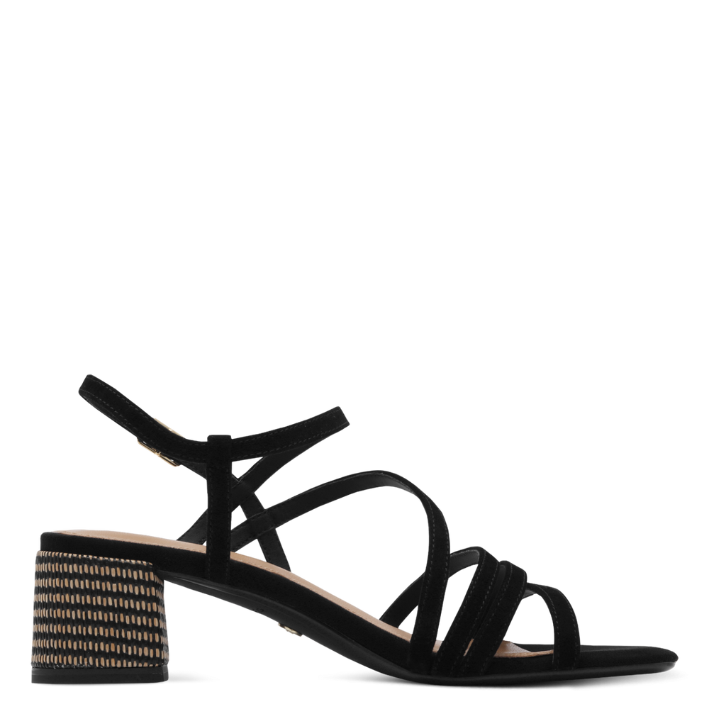 Tamaris - Magassarkú Bőr Női Szandál