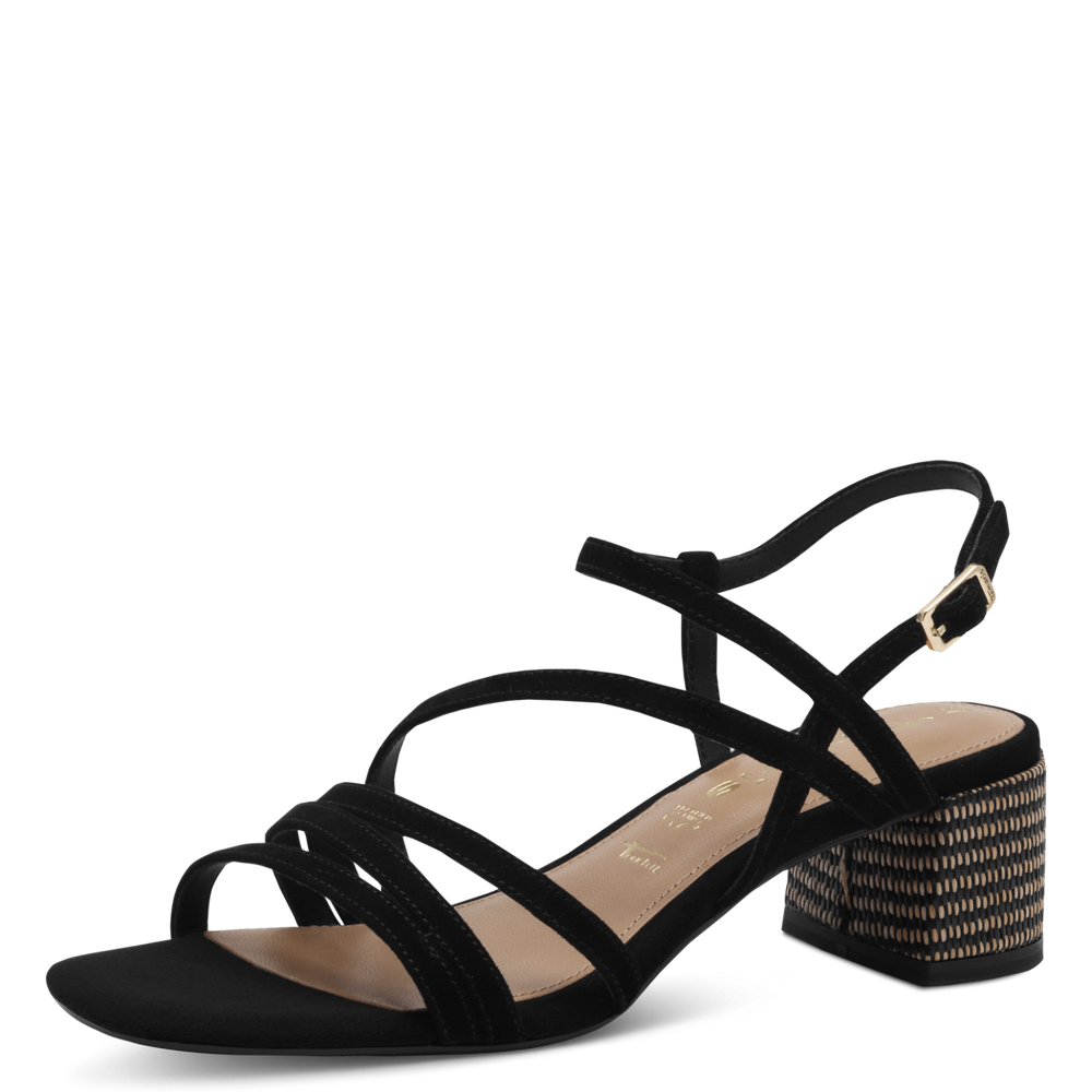 Tamaris - Magassarkú Bőr Női Szandál