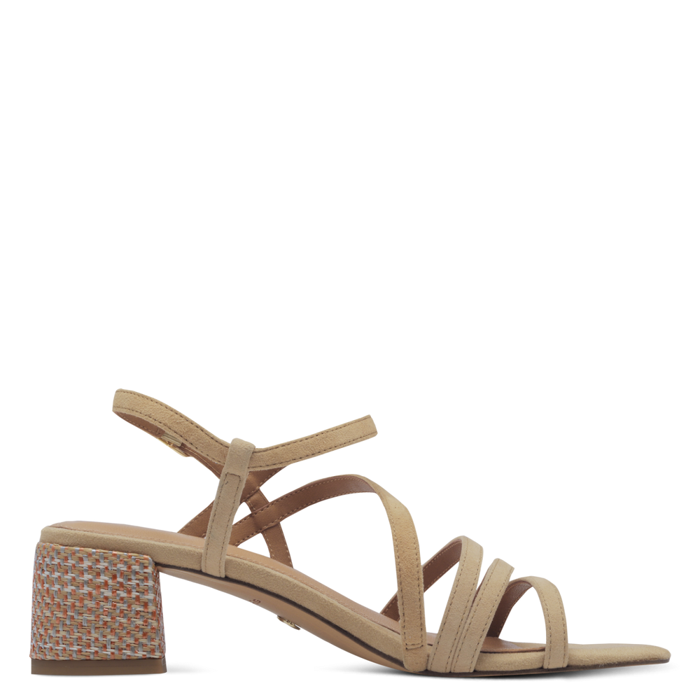 Tamaris - Magassarkú Bőr Női Szandál