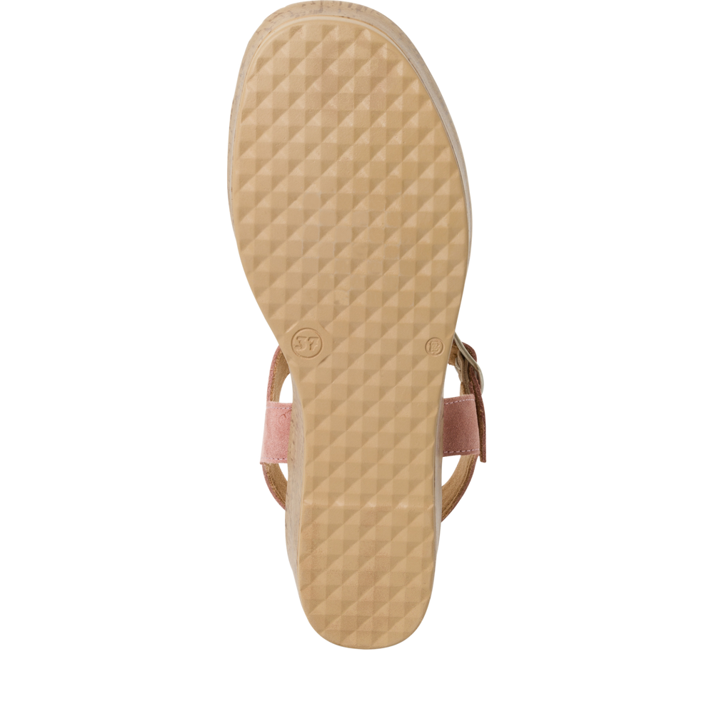 s.Oliver - Platformos Magassarkú Bőr Női Szandál