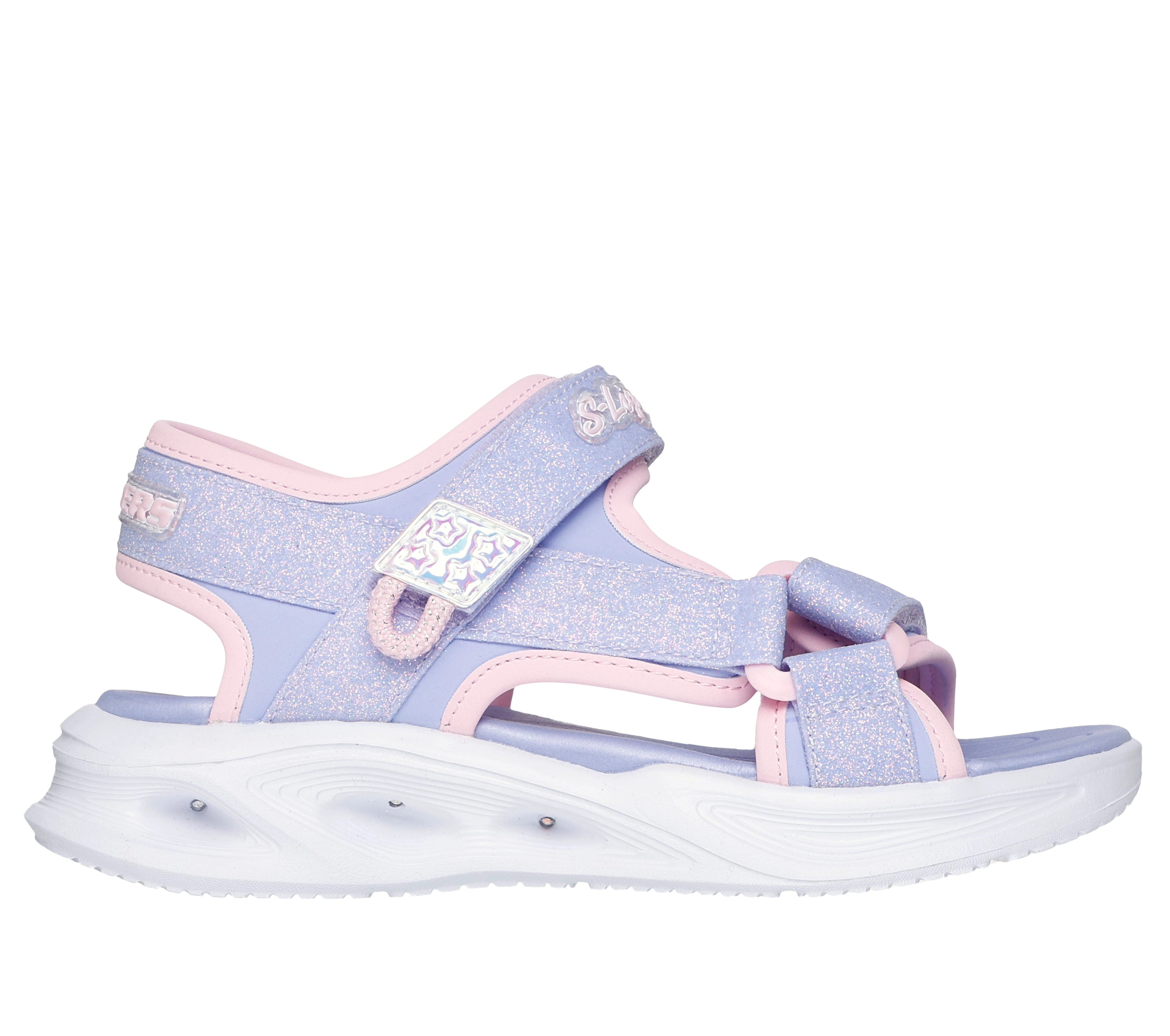 Skechers - SOLA GLOW SANDAL - Világítós Leány szandál