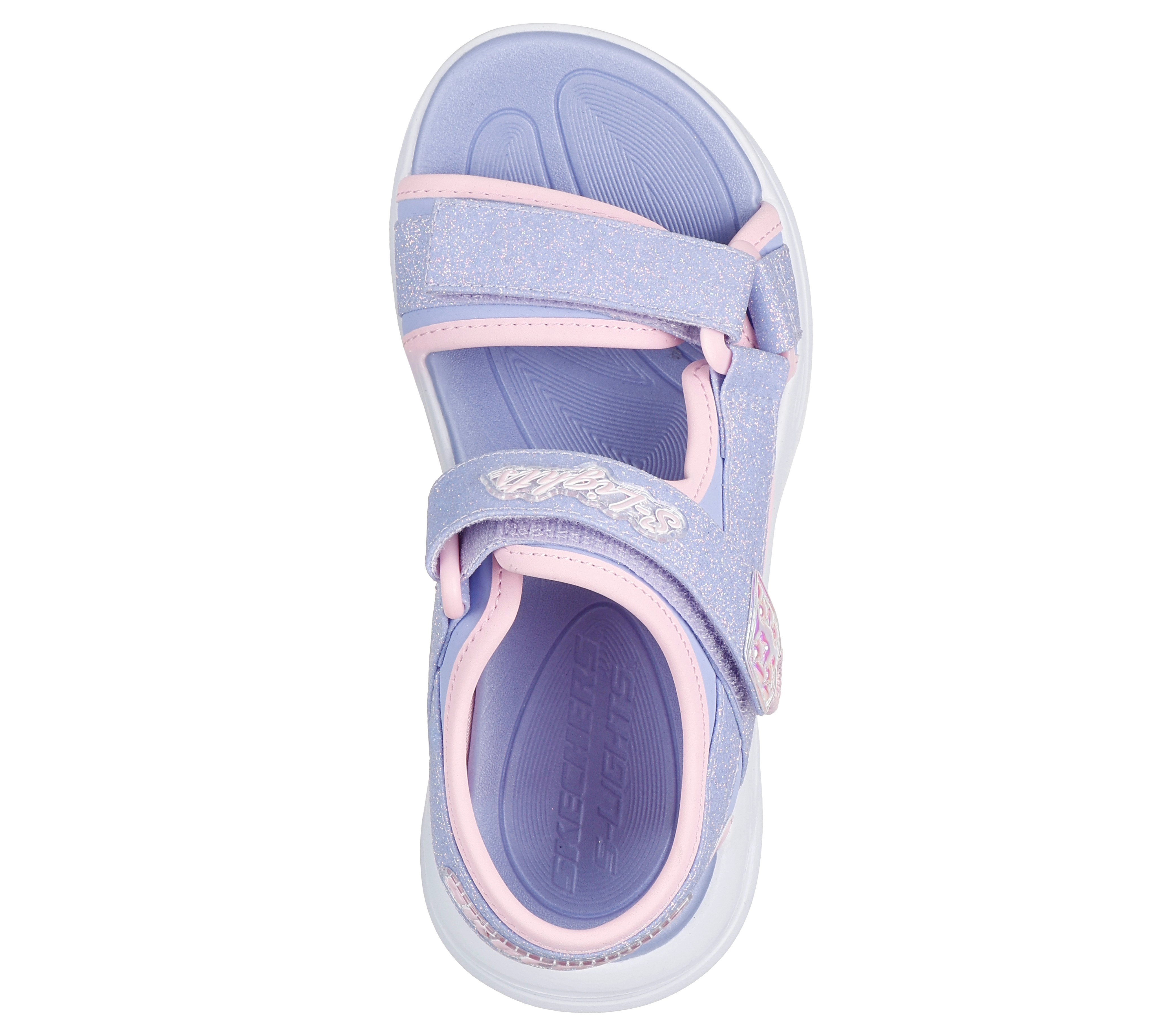 Skechers - SOLA GLOW SANDAL - Világítós Leány szandál