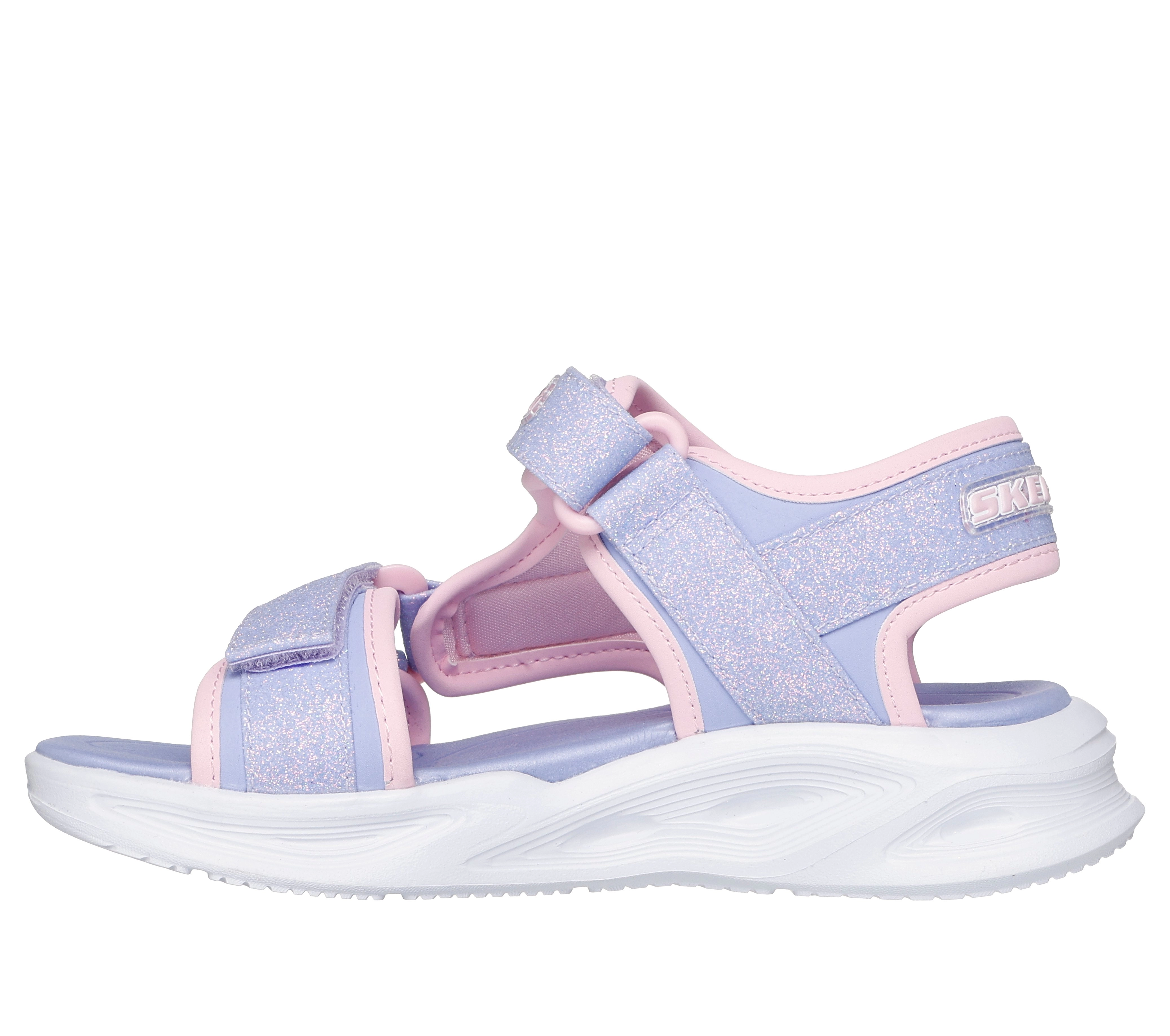 Skechers - SOLA GLOW SANDAL - Világítós Leány szandál