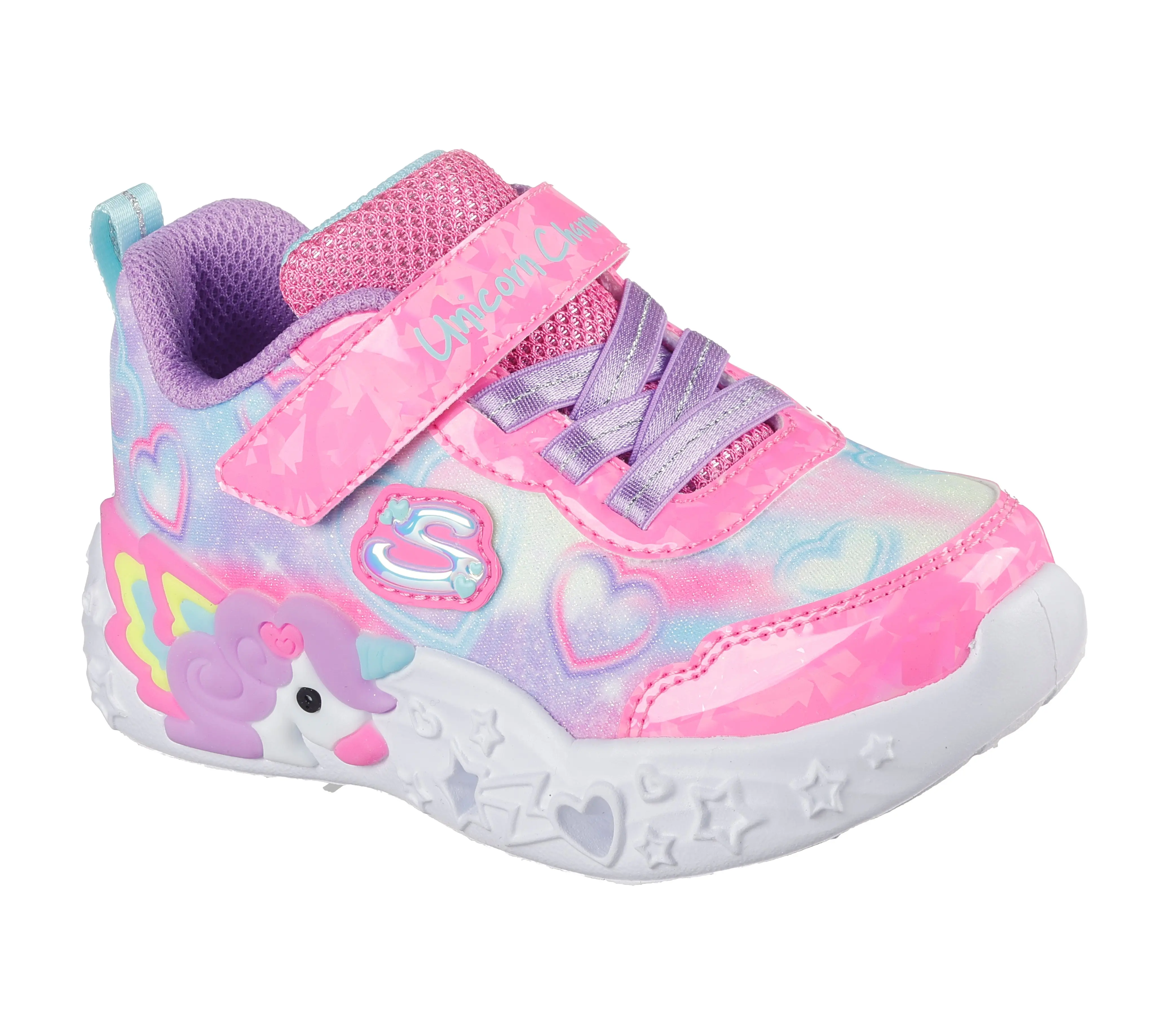 Skechers - UNICORN CHARMER / LIL HEART S - Sneaker Babacipő