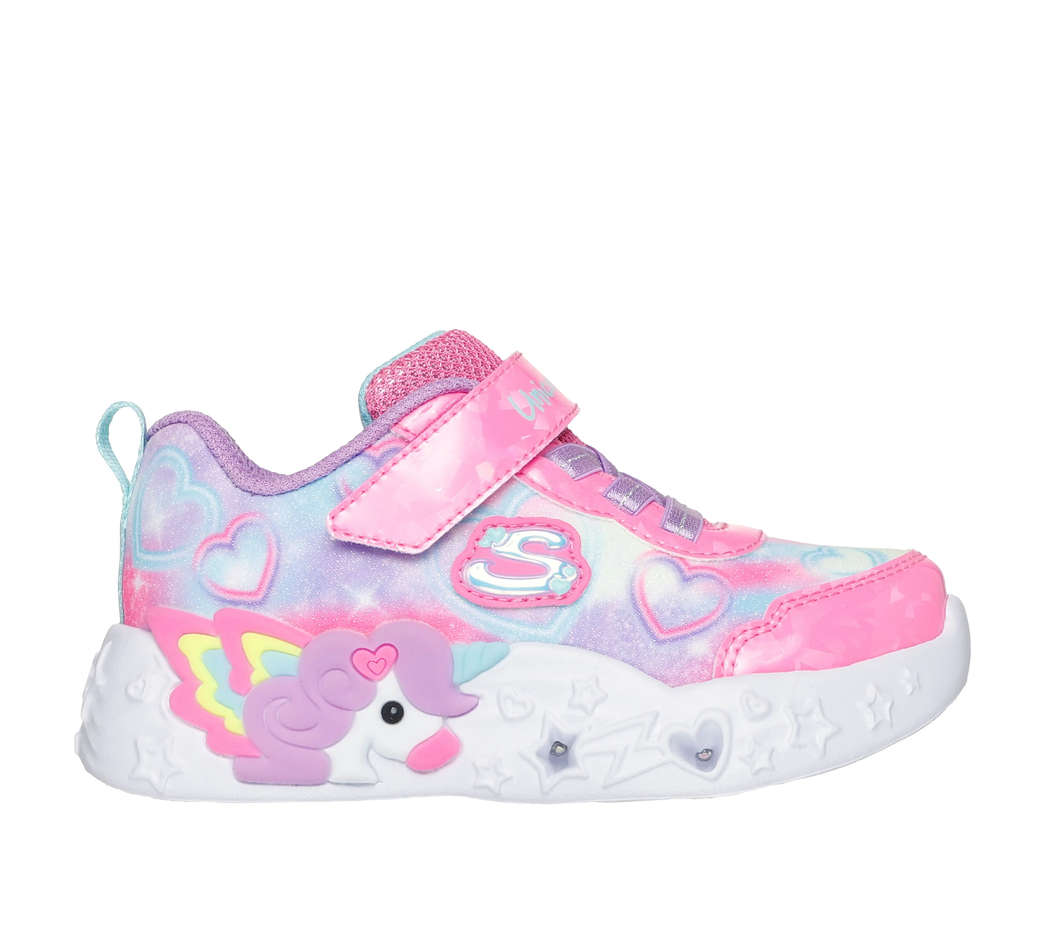 Skechers - UNICORN CHARMER / LIL HEART S - Sneaker Babacipő