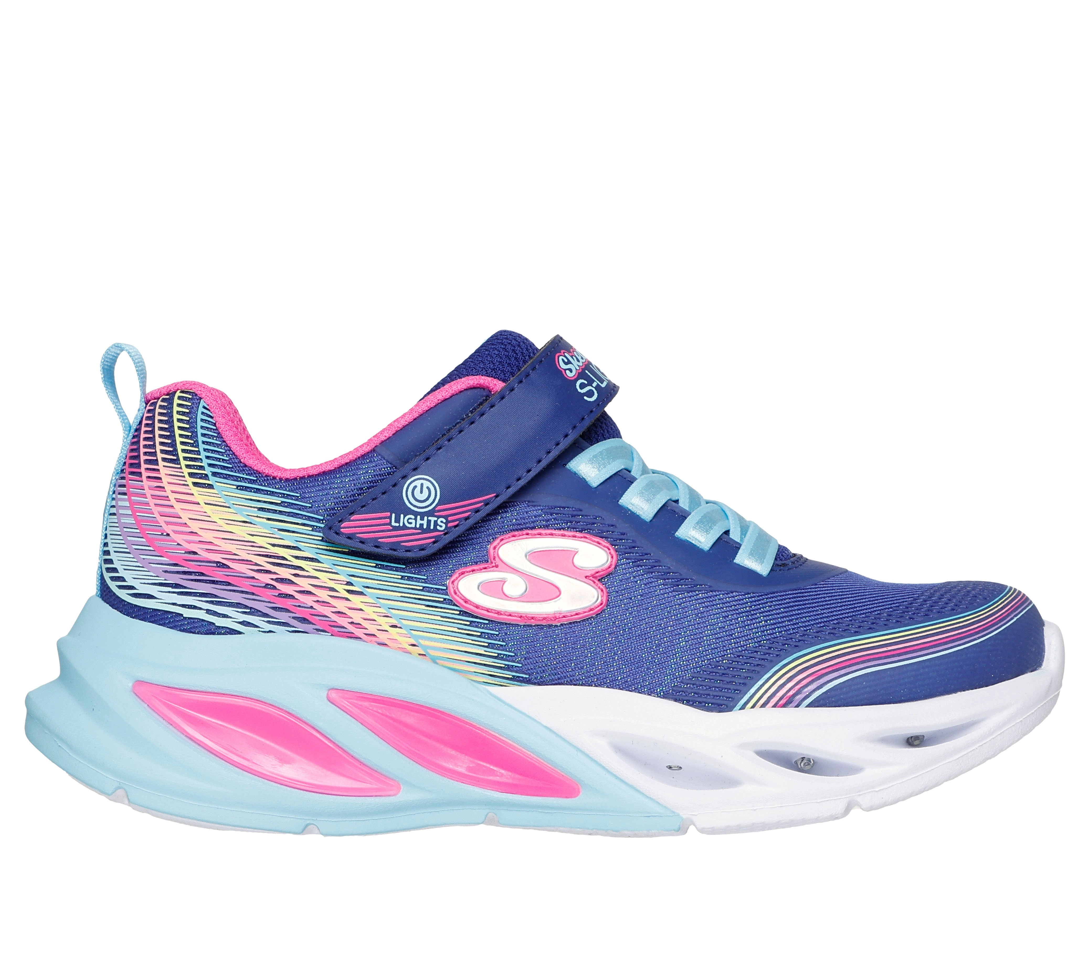 Skechers - COSMIC GLOW / RAINBOW BEAM - Világítós Sneaker Leány utcai cipő