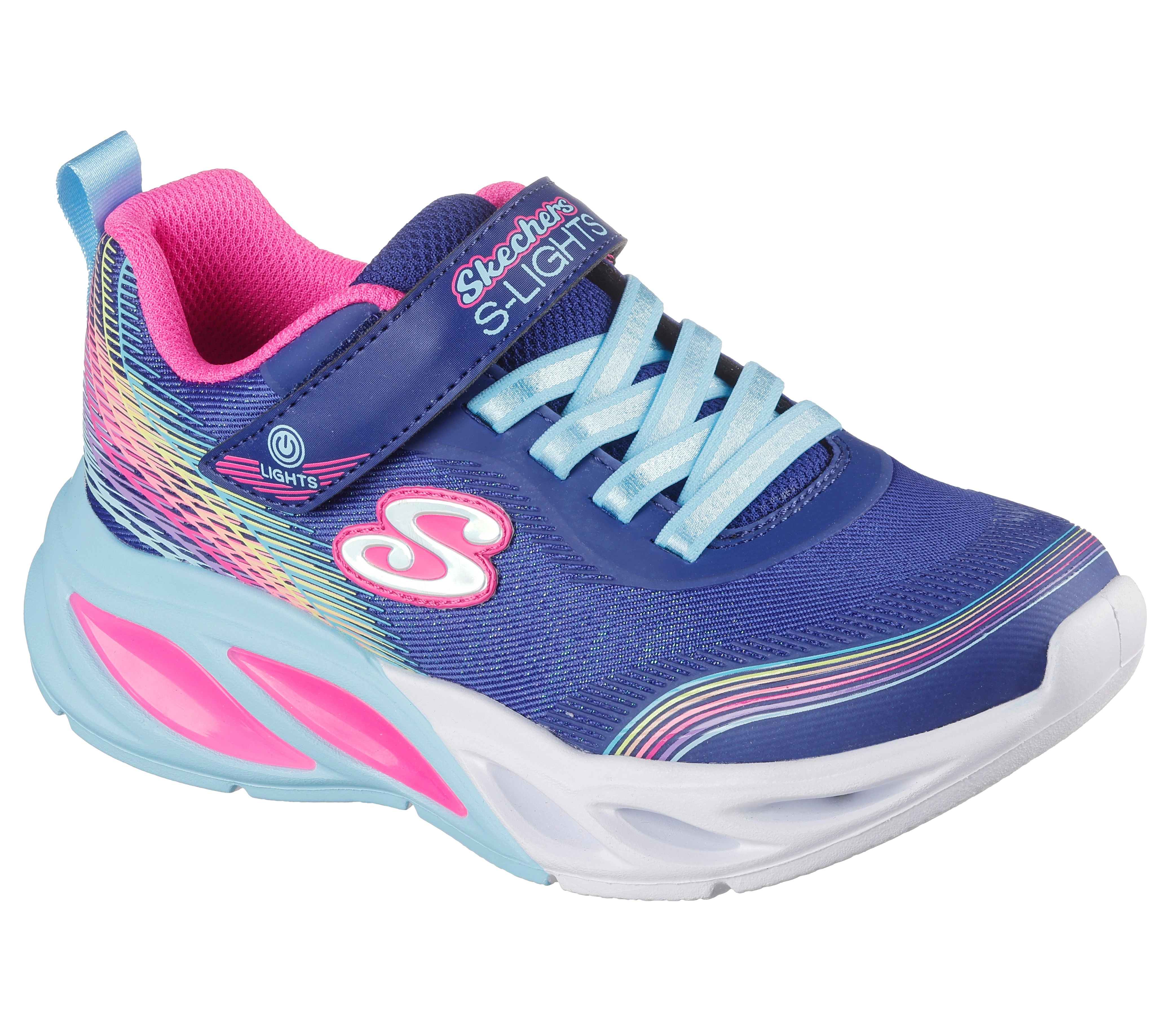 Skechers - COSMIC GLOW / RAINBOW BEAM - Világítós Sneaker Leány utcai cipő