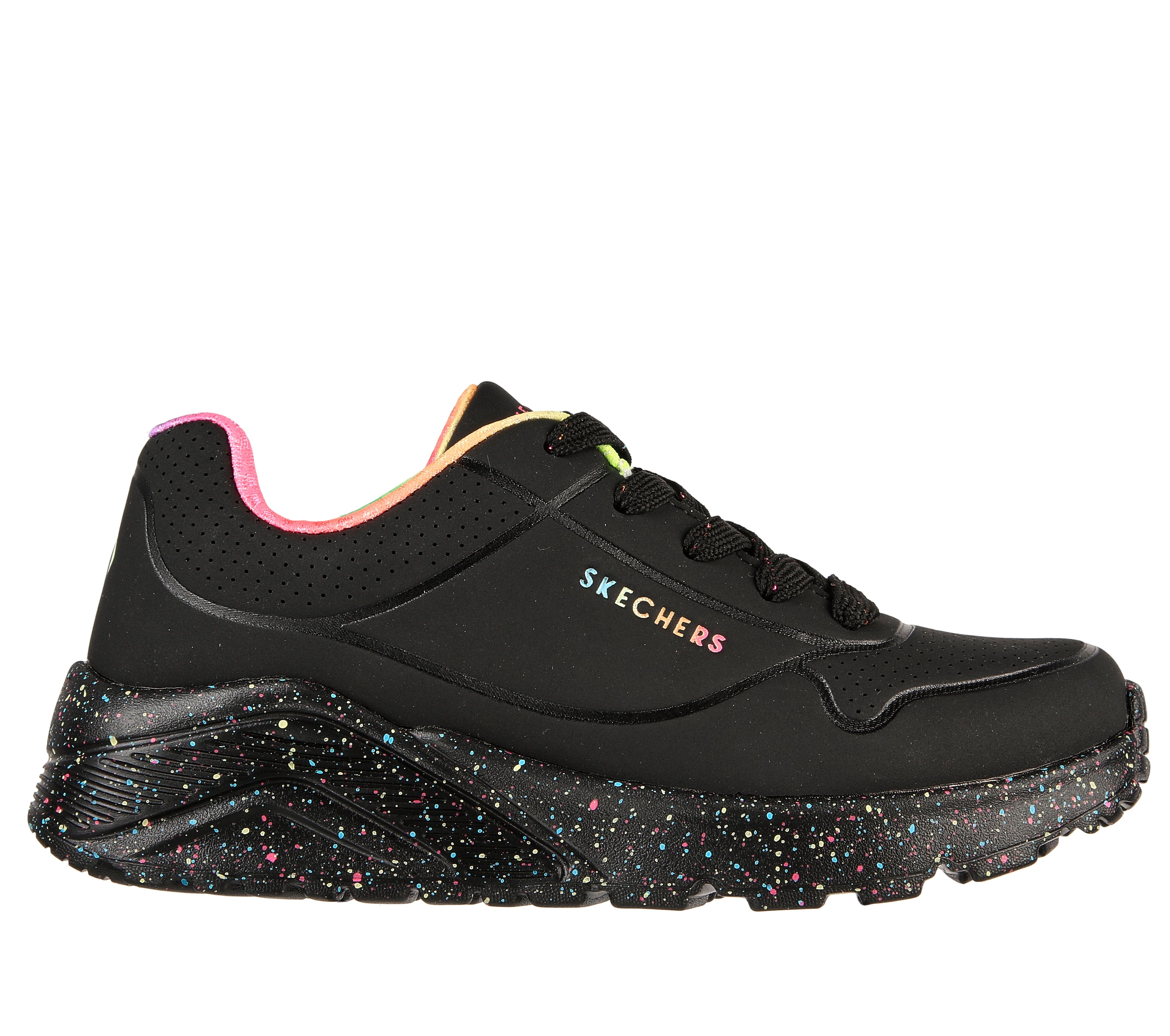 Skechers - UNO LITE / RAINBOW SPECK - Sneaker Leány / Női utcai cipő