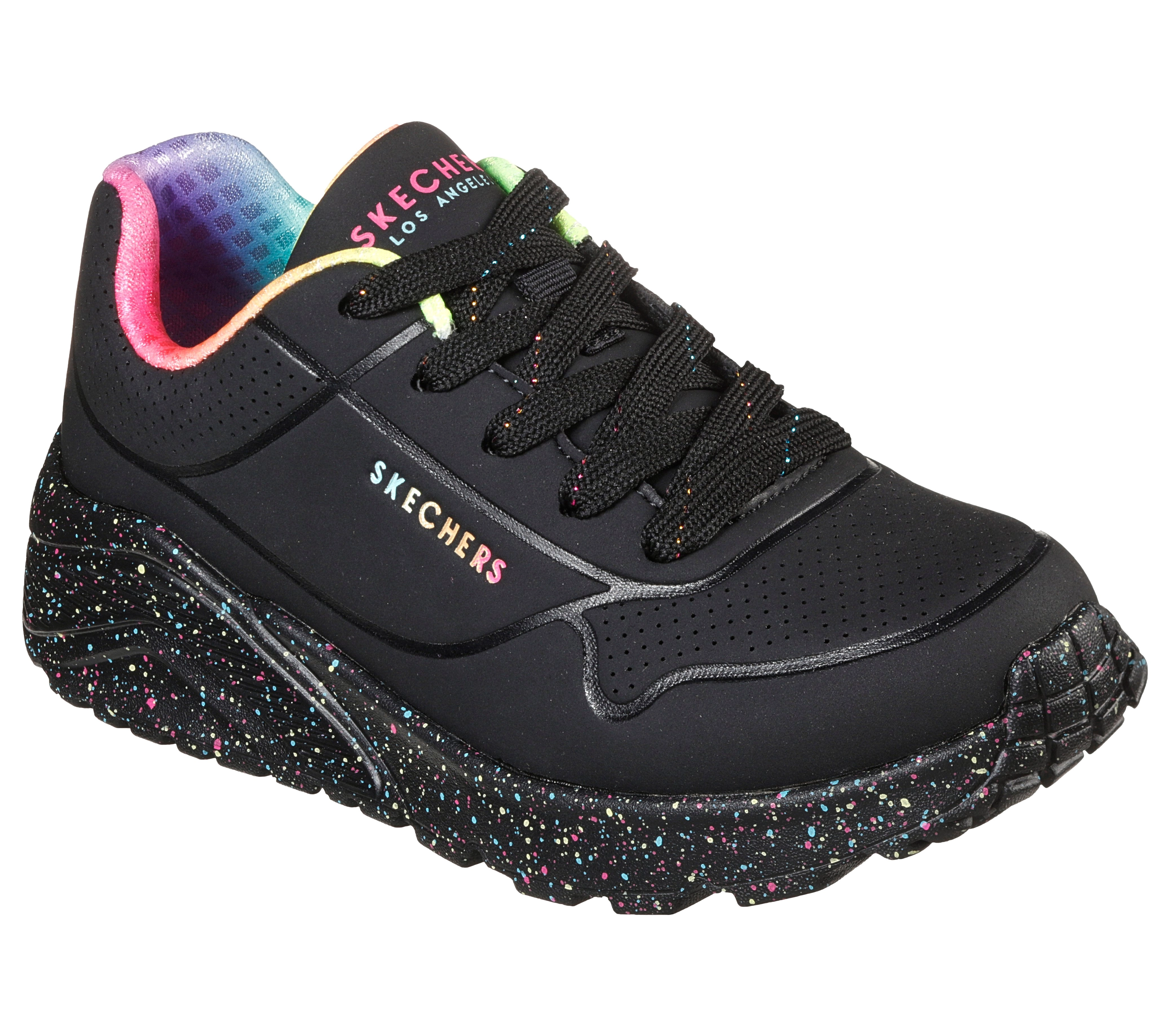 Skechers - UNO LITE / RAINBOW SPECK - Sneaker Leány / Női utcai cipő