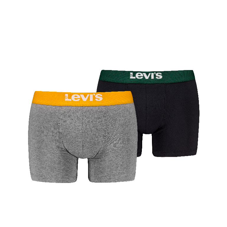 Levi's  - Men Solid Basic / Boxer Brief - Férfi boxeralsó szett - 2 db