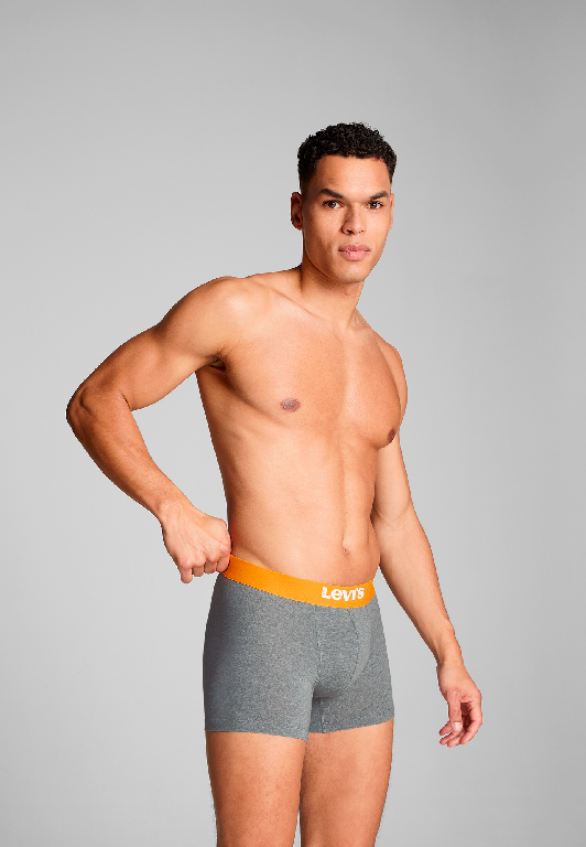 Levi's  - Men Solid Basic / Boxer Brief - Férfi boxeralsó szett - 2 db