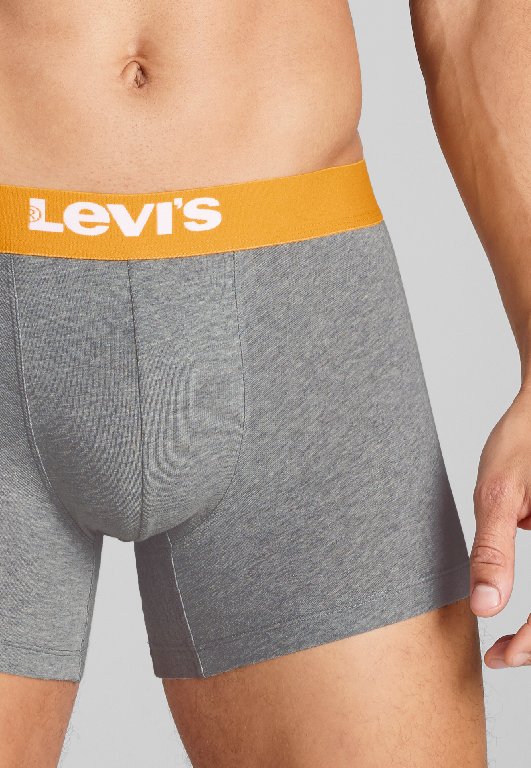 Levi's  - Men Solid Basic / Boxer Brief - Férfi boxeralsó szett - 2 db