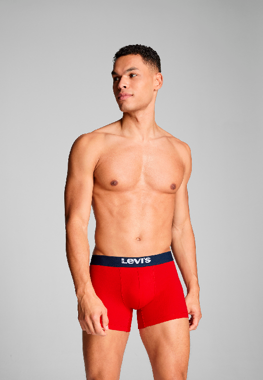 Levi's  - Men Solid Basic / Boxer Brief - Férfi boxeralsó szett - 2 db