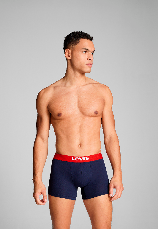 Levi's  - Men Solid Basic / Boxer Brief - Férfi boxeralsó szett - 2 db