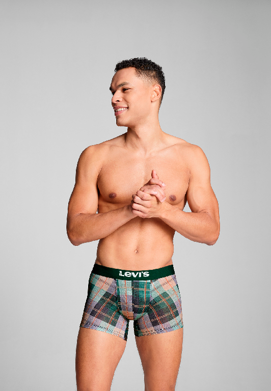 Levi's  - Men Plaid Aop / Boxer Brief - Férfi boxeralsó szett - 2 db