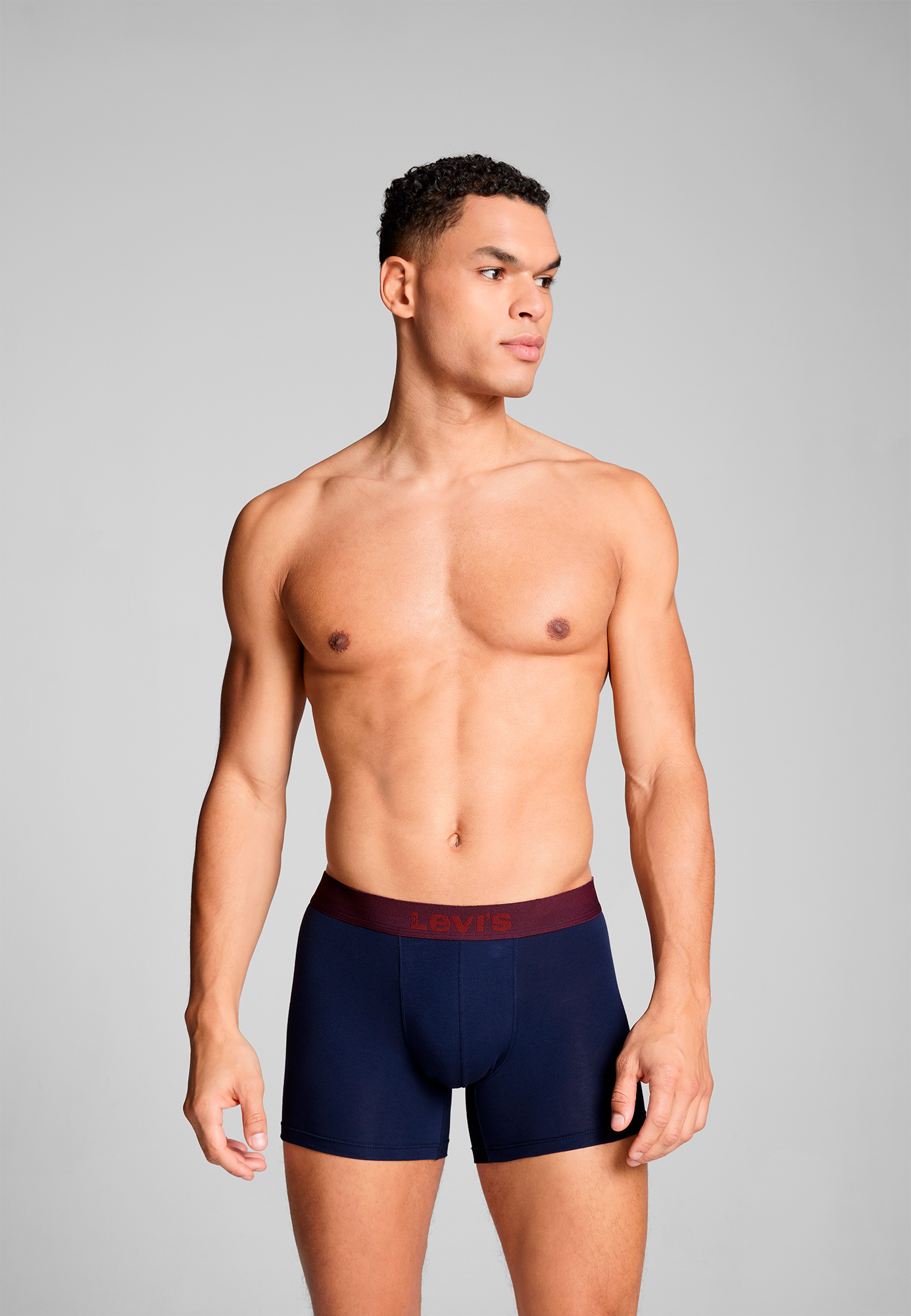 Levi's - Men Herringbone / Boxer Brief - Férfi boxeralsó szett - 2 db