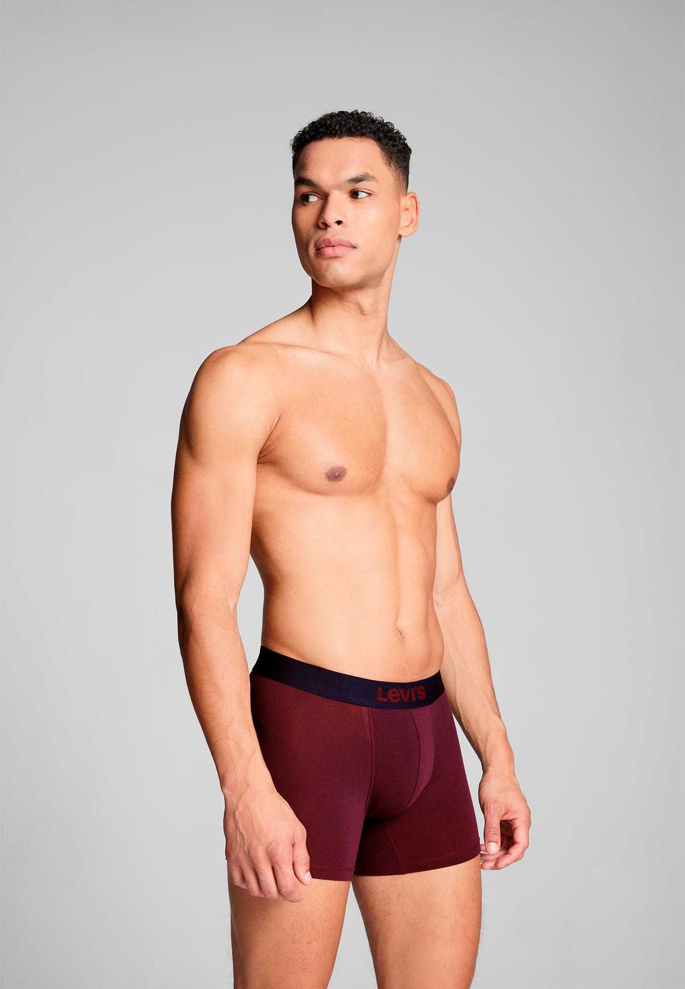 Levi's - Men Herringbone / Boxer Brief - Férfi boxeralsó szett - 2 db