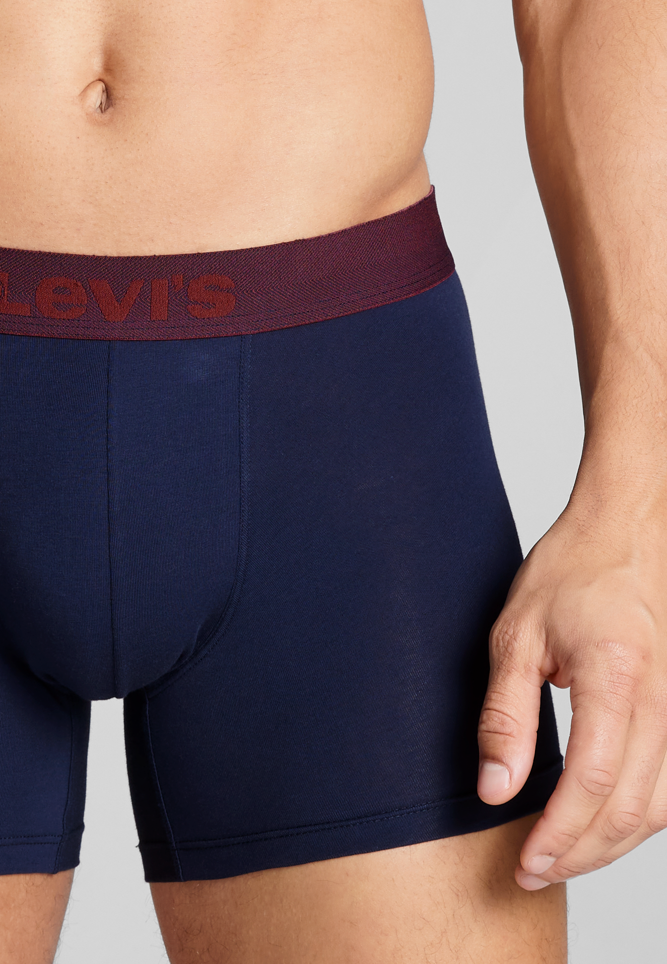 Levi's - Men Herringbone / Boxer Brief - Férfi boxeralsó szett - 2 db