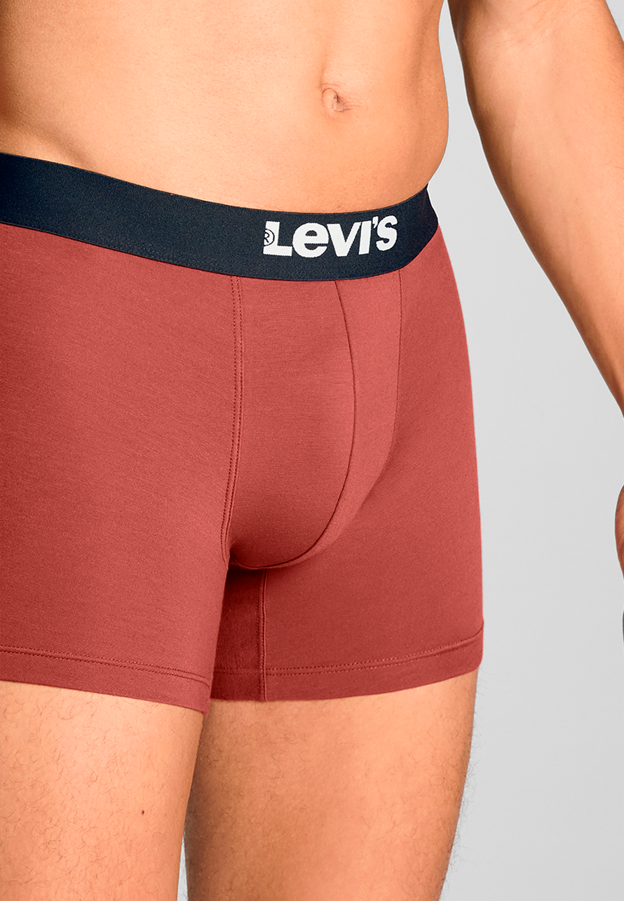 Levi's - Solid Basic Boxer Brief - Férfi alsónadrág szett - 2 db