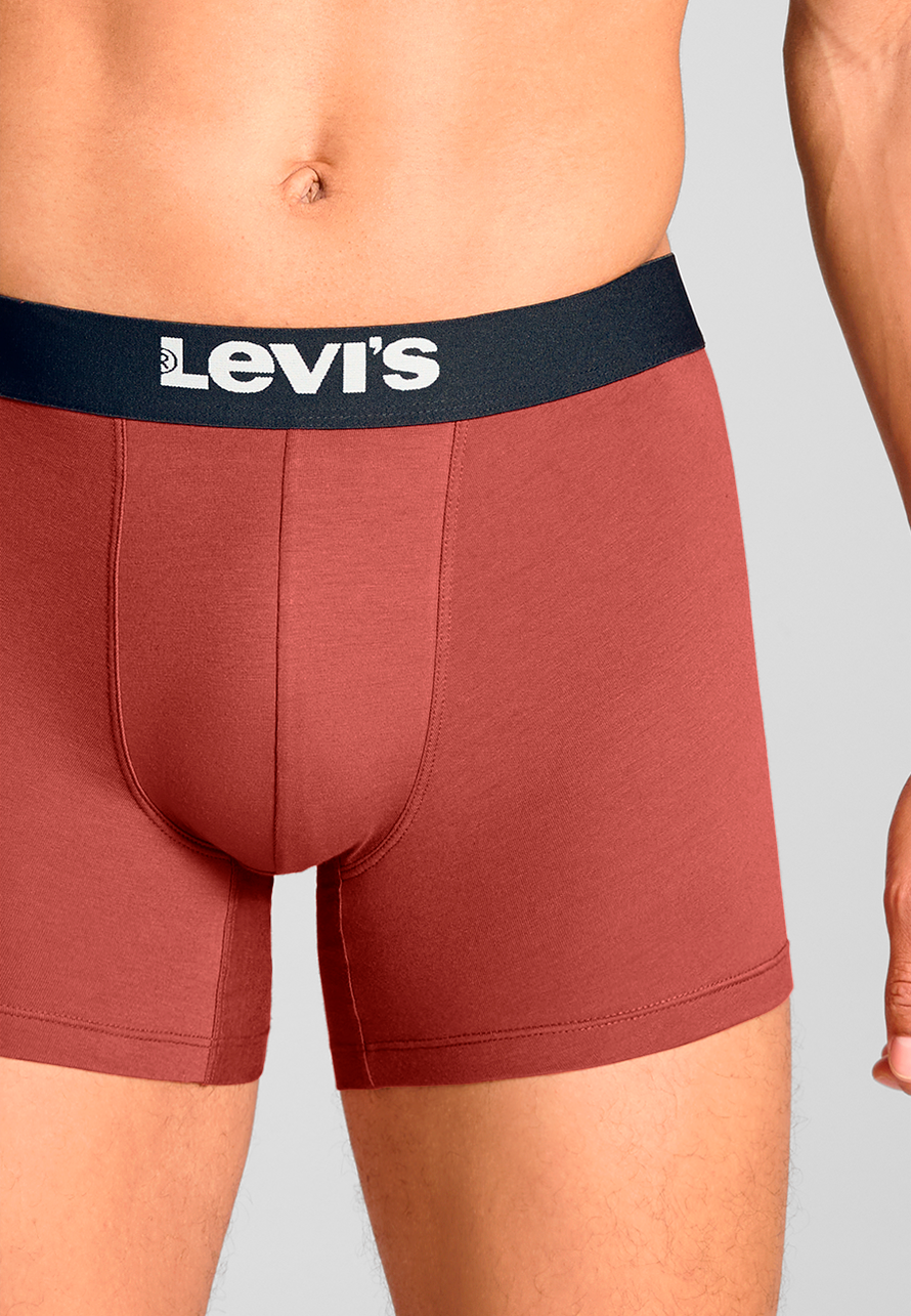 Levi's - Solid Basic Boxer Brief - Férfi alsónadrág szett - 2 db