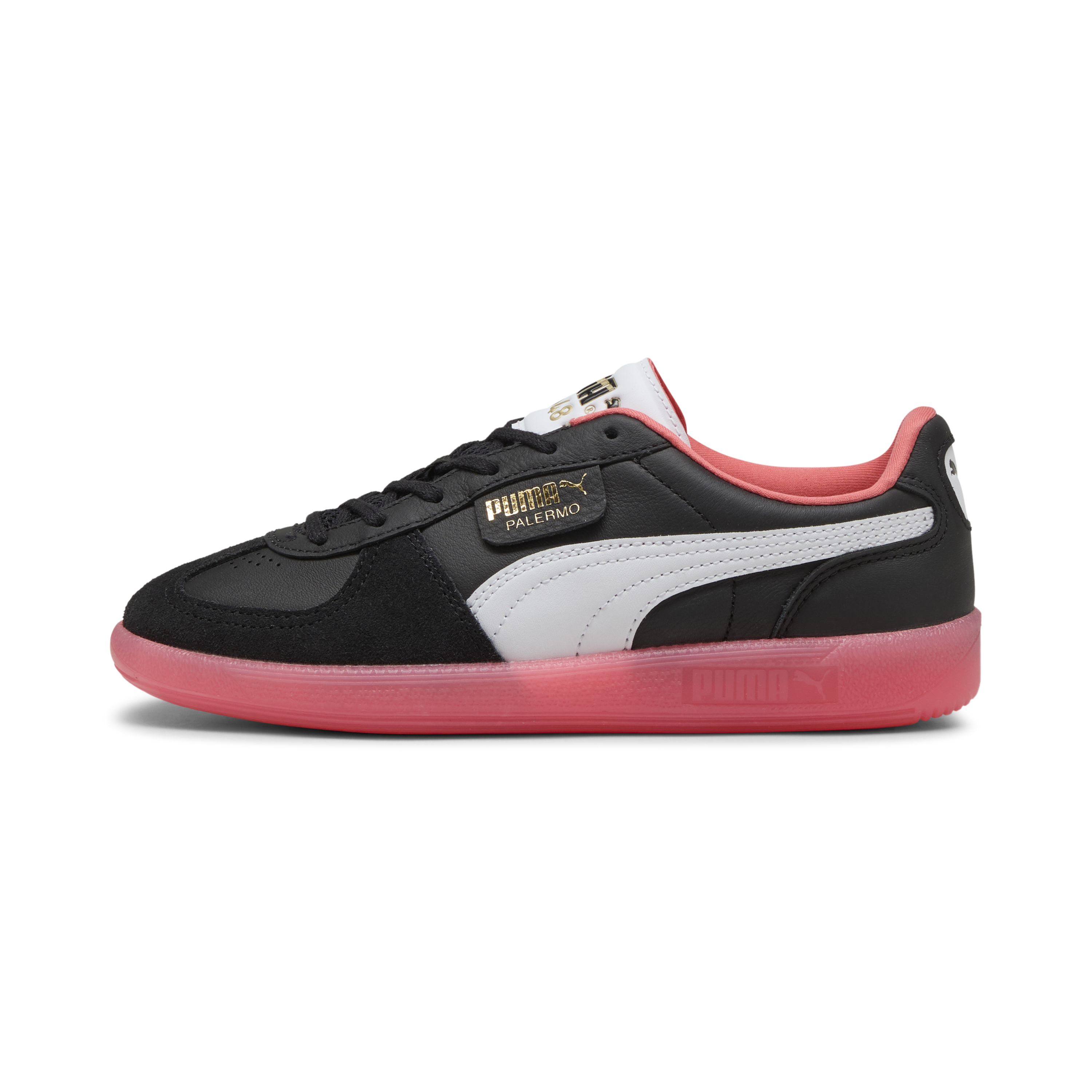 Puma - Palermo Striker / Black Peach - Bőr Sneaker Női utcai cipő