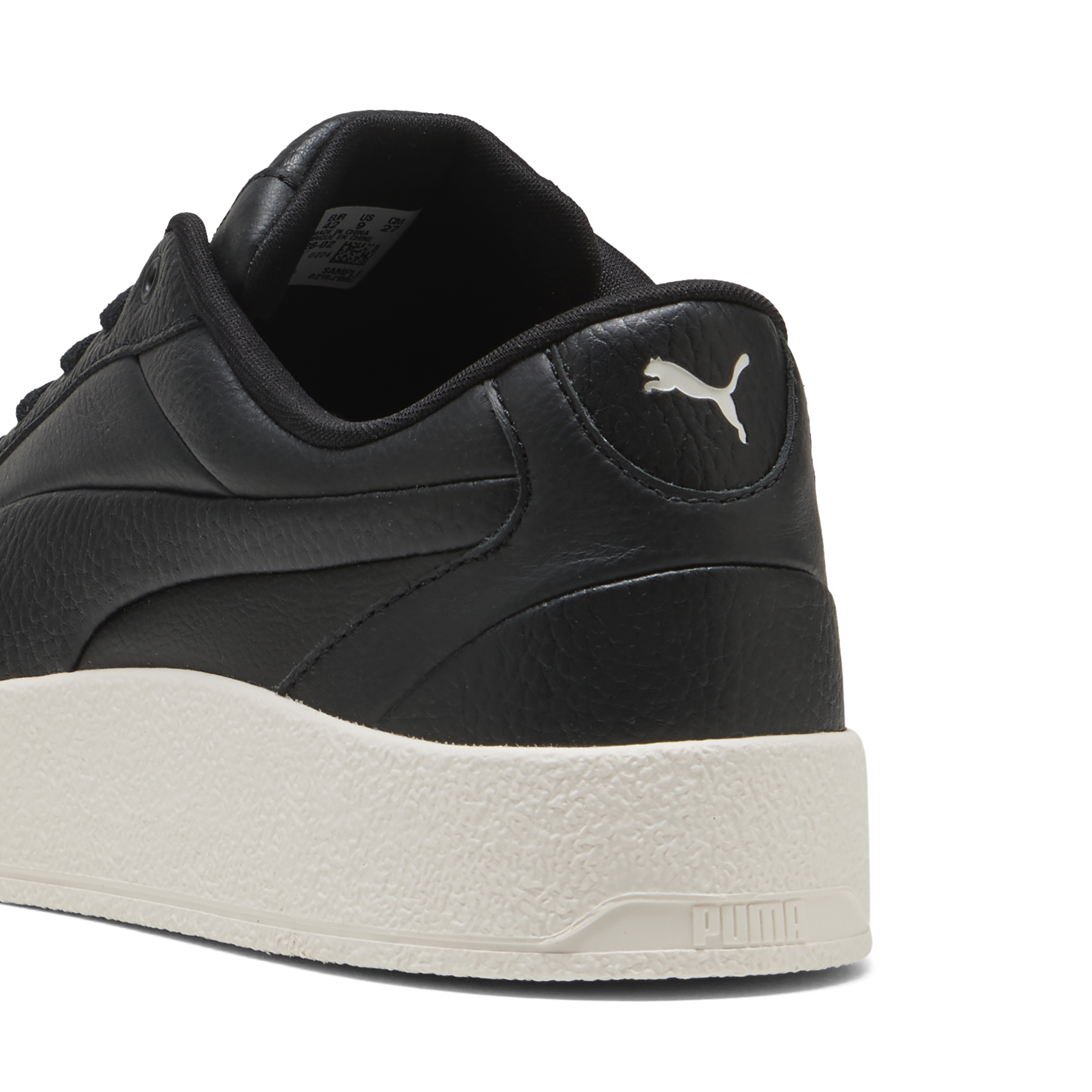 Puma - CA Luxe / Black - Platformos Bőr Sneaker Női utcai cipő