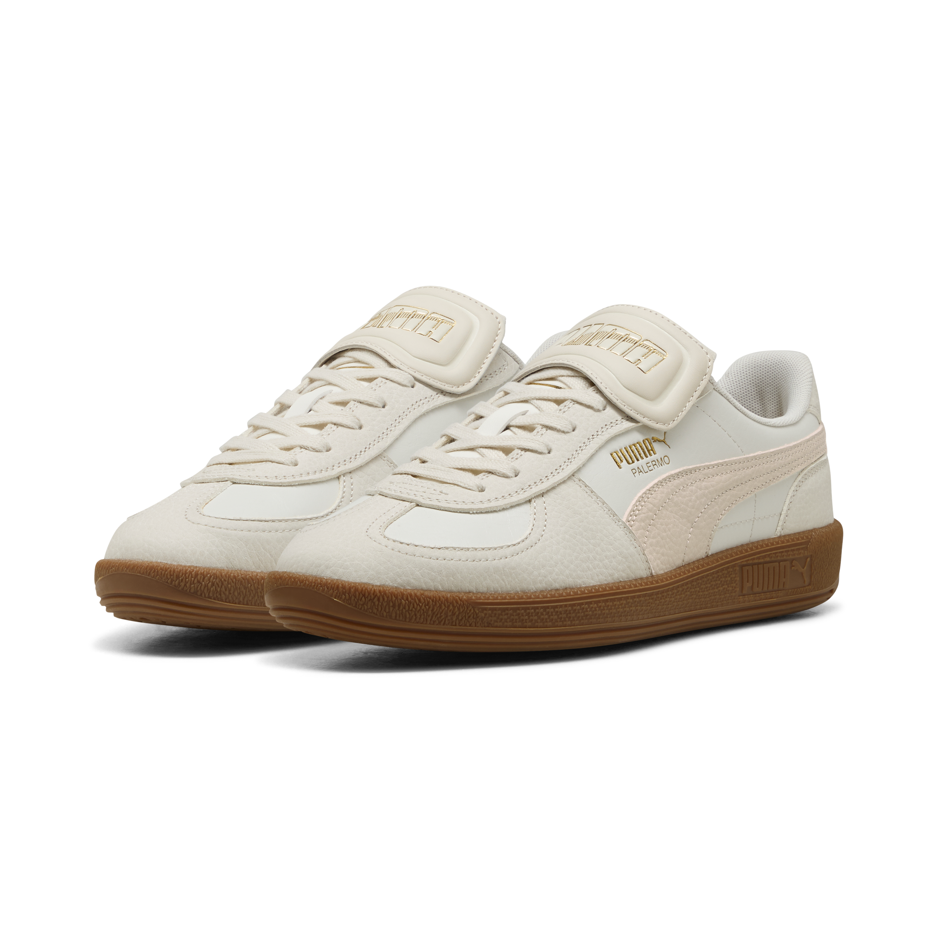 Puma - Palermo Premium / Warm White - Bőr Sneaker Női utcai cipő