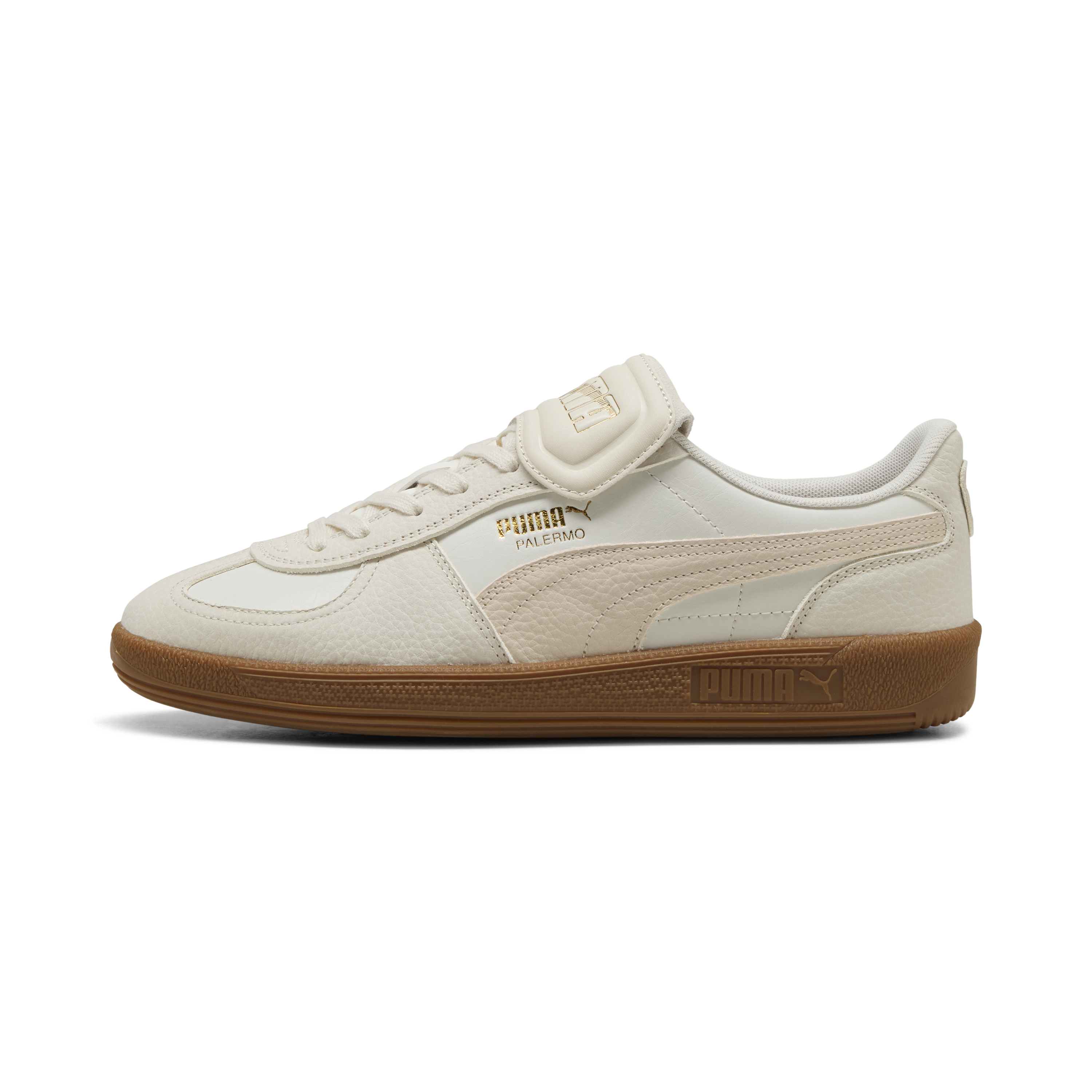 Puma - Palermo Premium / Warm White - Bőr Sneaker Női utcai cipő